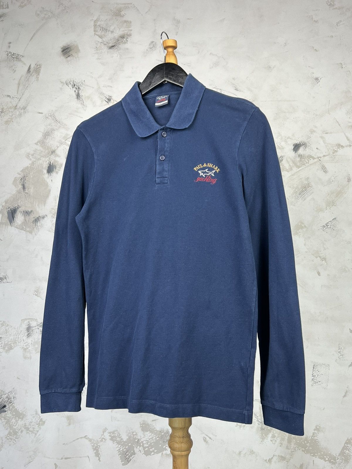 Paul & Shark Paul & Shark Long Sleeve Polo Shirt Size S Size US S / EU 44-46 / 1 - 1 Thumbnail