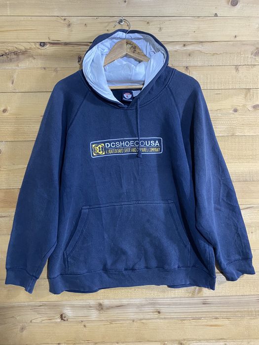 Vintage Vintage DC shoe co usa skateboard hoodie Grailed