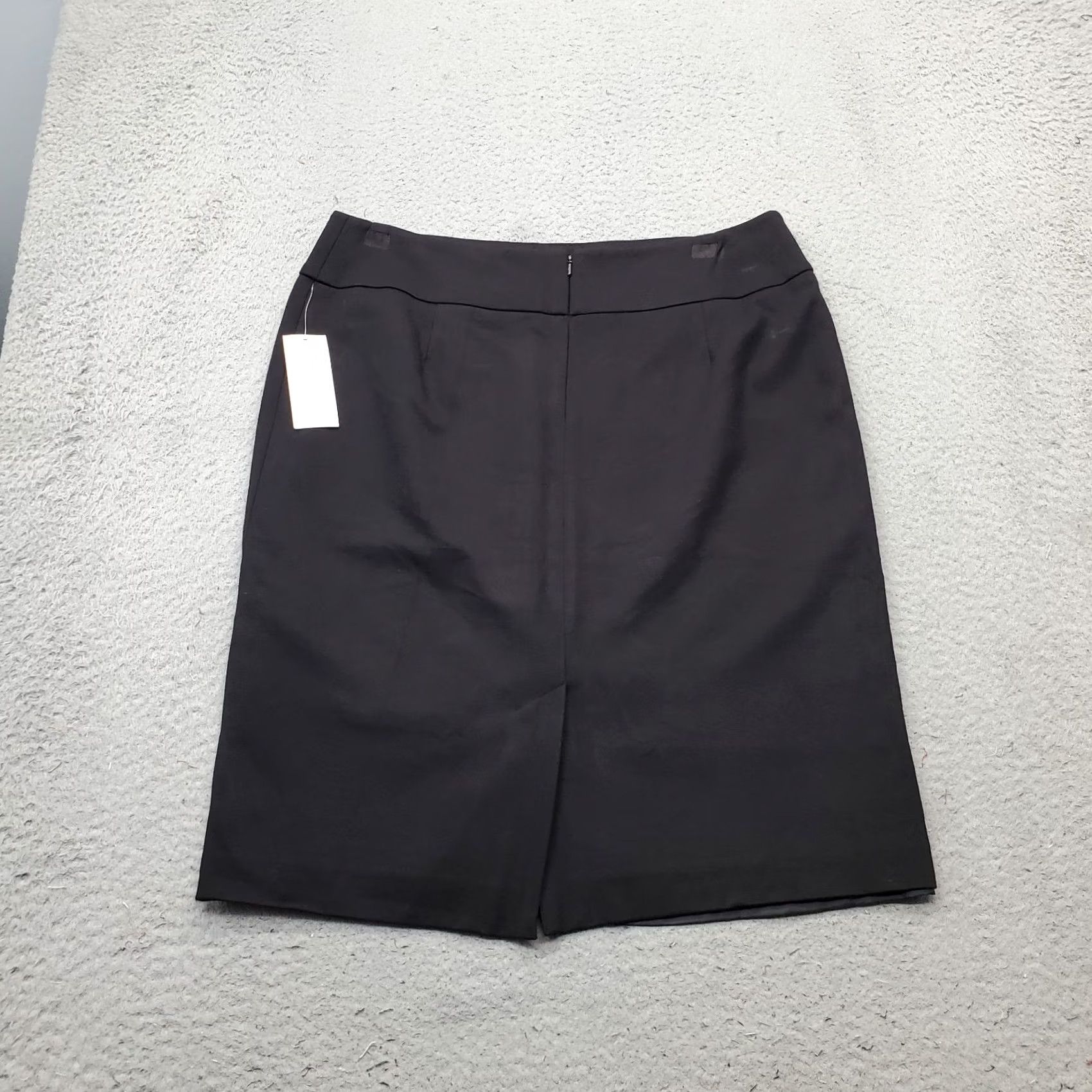 Charter Club Charter Club Skirt Women 12P Black Straight & Pencil High Waisted Lined Back Zip Size 34" / US 12 / IT 48 - 2 Thumbnail