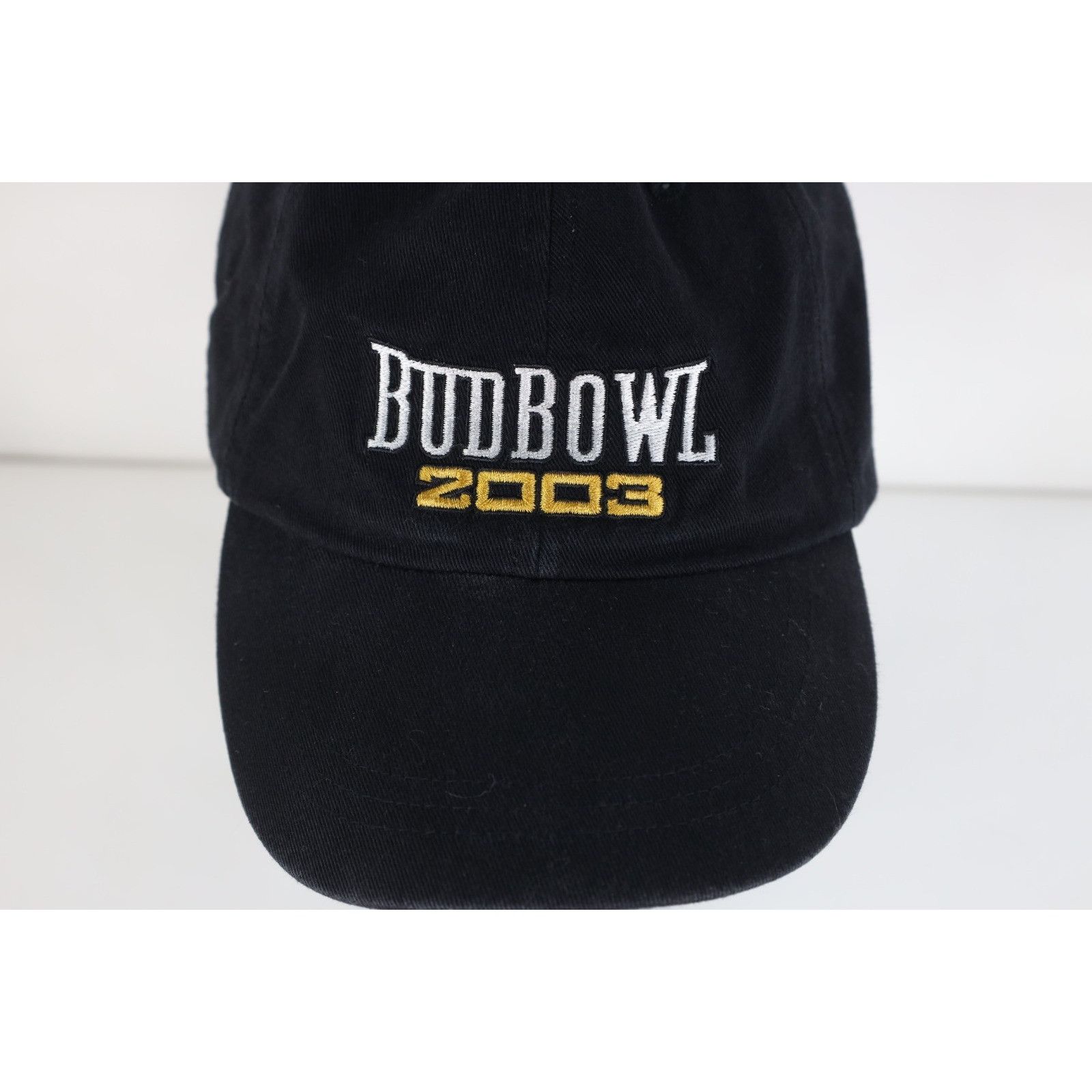 Vintage Vintage Y2K 2003 Faded Spell Out Budweiser Beer Bud Bowl Hat Size ONE SIZE - 2 Thumbnail