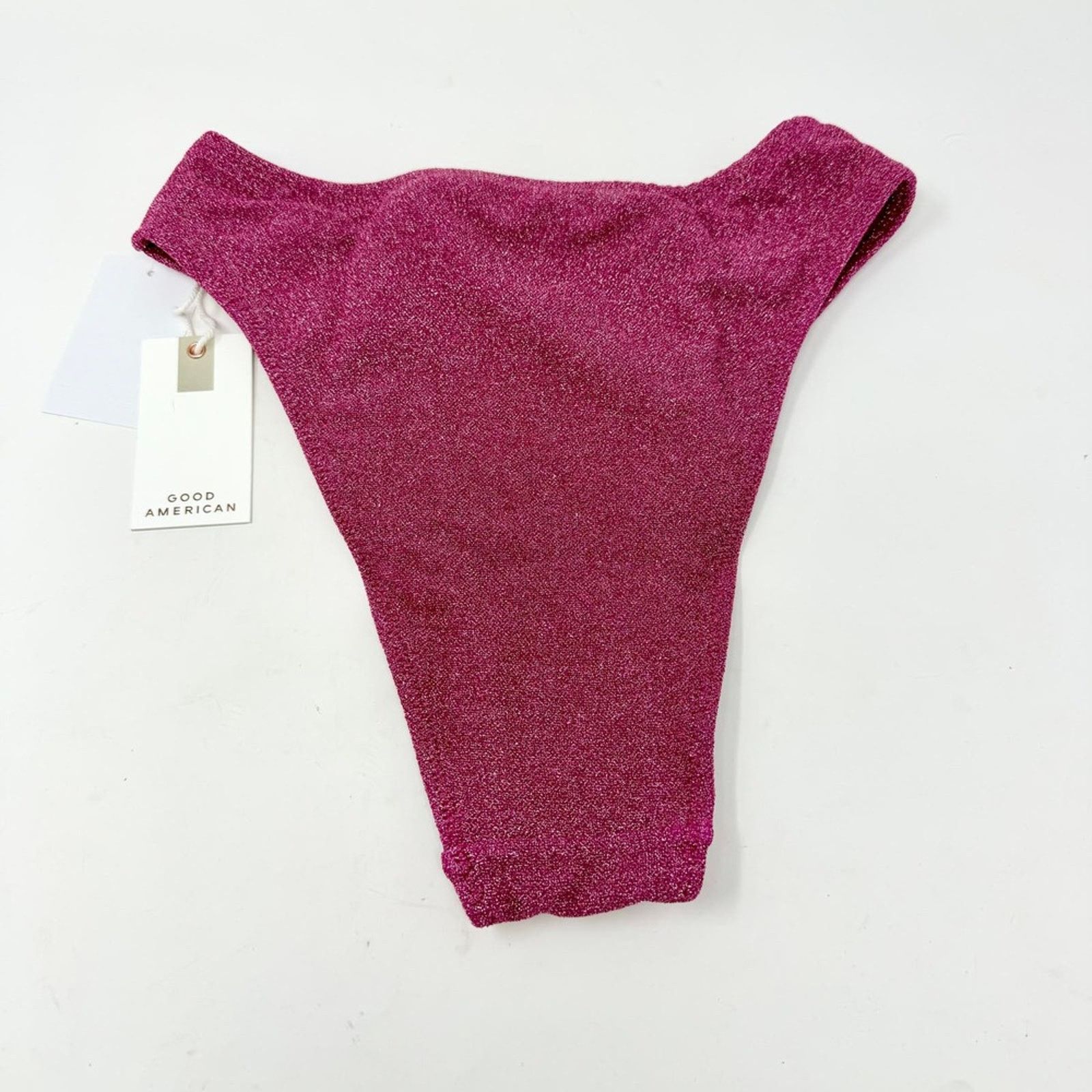 Good American Good American Good Waist Cheeky Swim Bottoms Bikini Sz 0 XS Size ONE SIZE - 3 Thumbnail