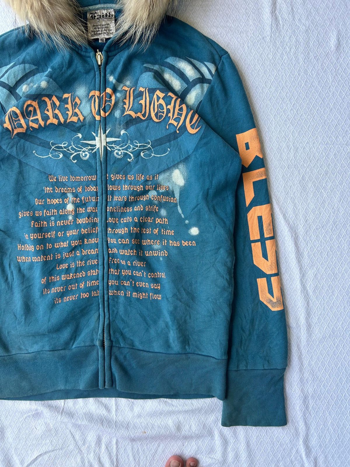 Japanese Brand Fur hoodie faith connexion light heaven style ifsixwasnine Size US M / EU 48-50 / 2 - 6 Thumbnail