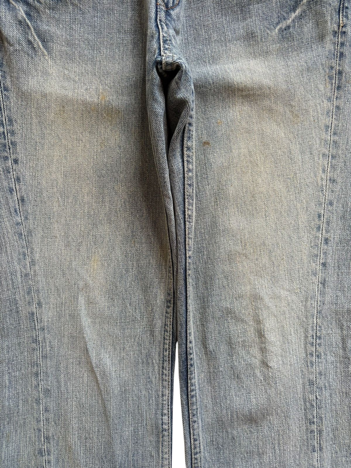 Japanese Brand Vintage Japanese Brand Mud Wash Spiral Leg Buckle Flare Jean Size US 30 / EU 46 - 5 Thumbnail