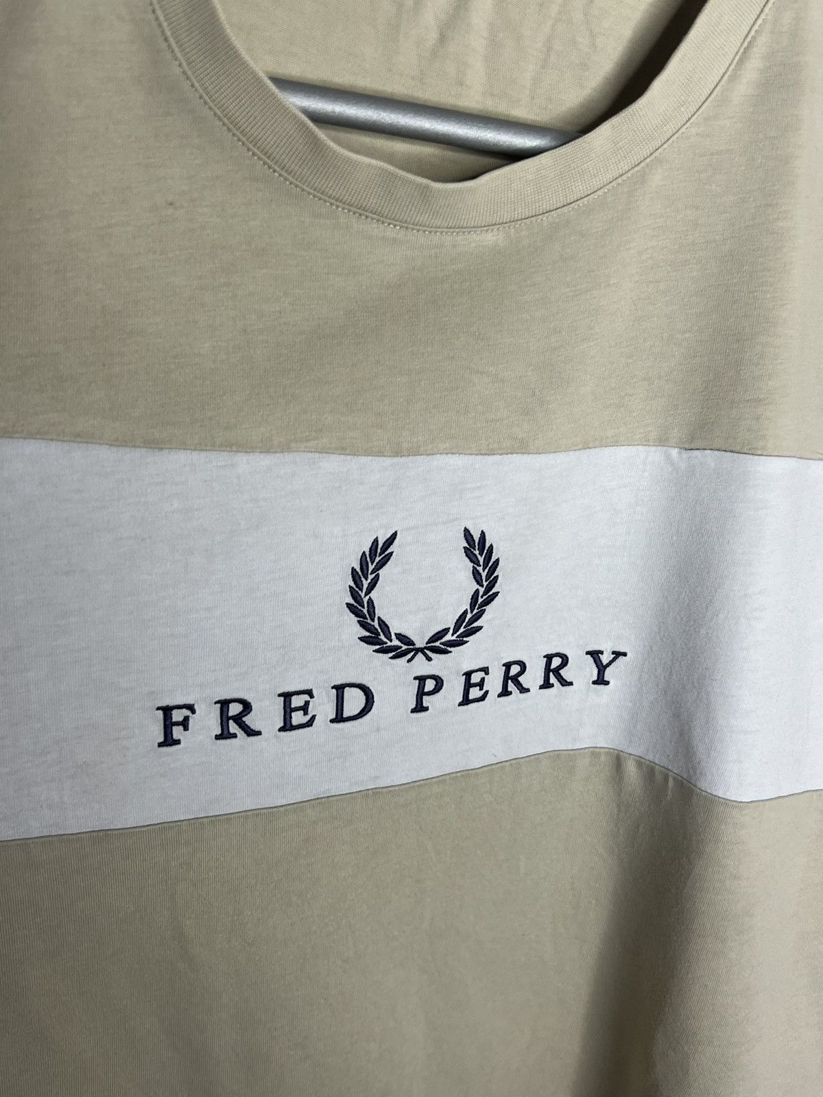 Fred Perry × Vintage 🔥 Vintage Rare Fred Perry Big Logo T-Shirt Tee 🔥 Size US XL / EU 56 / 4 - 4 Thumbnail