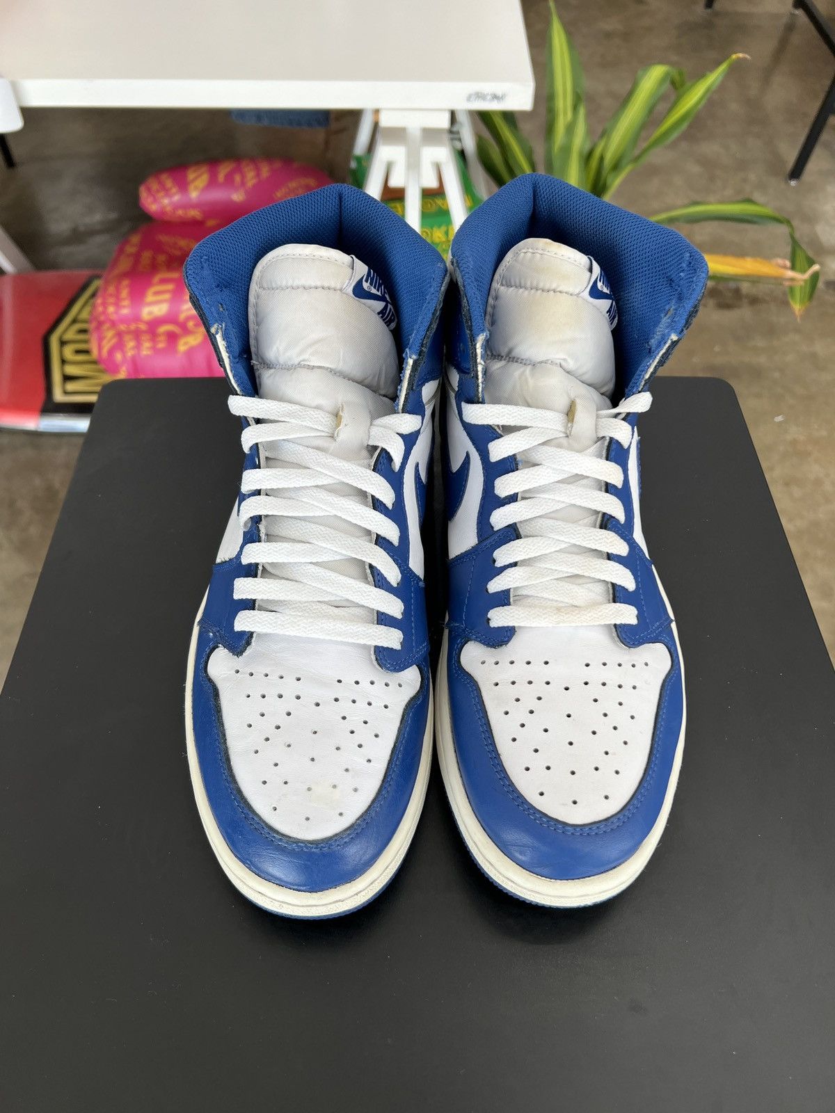 Jordan Brand × Nike Air Jordan 1 Storm Blue Sz. 13 (2016) Size US 13 / EU 46 - 2 Thumbnail