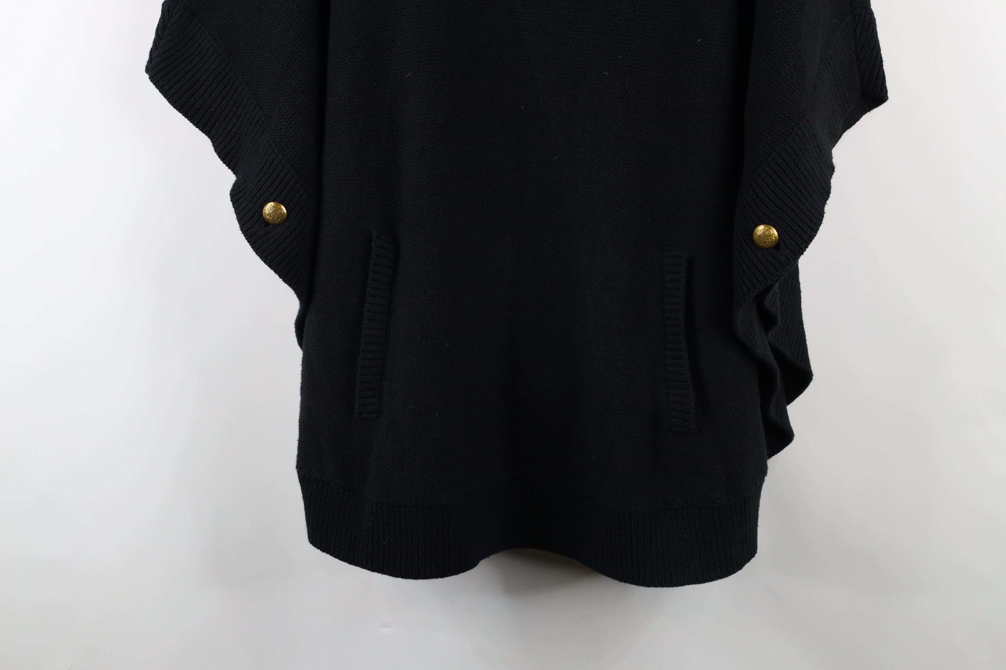 Ralph Lauren × Vintage Vintage 90s Ralph Lauren Knit Pullover Sweater Cape Poncho Size XL / US 12-14 / IT 48-50 - 3 Thumbnail