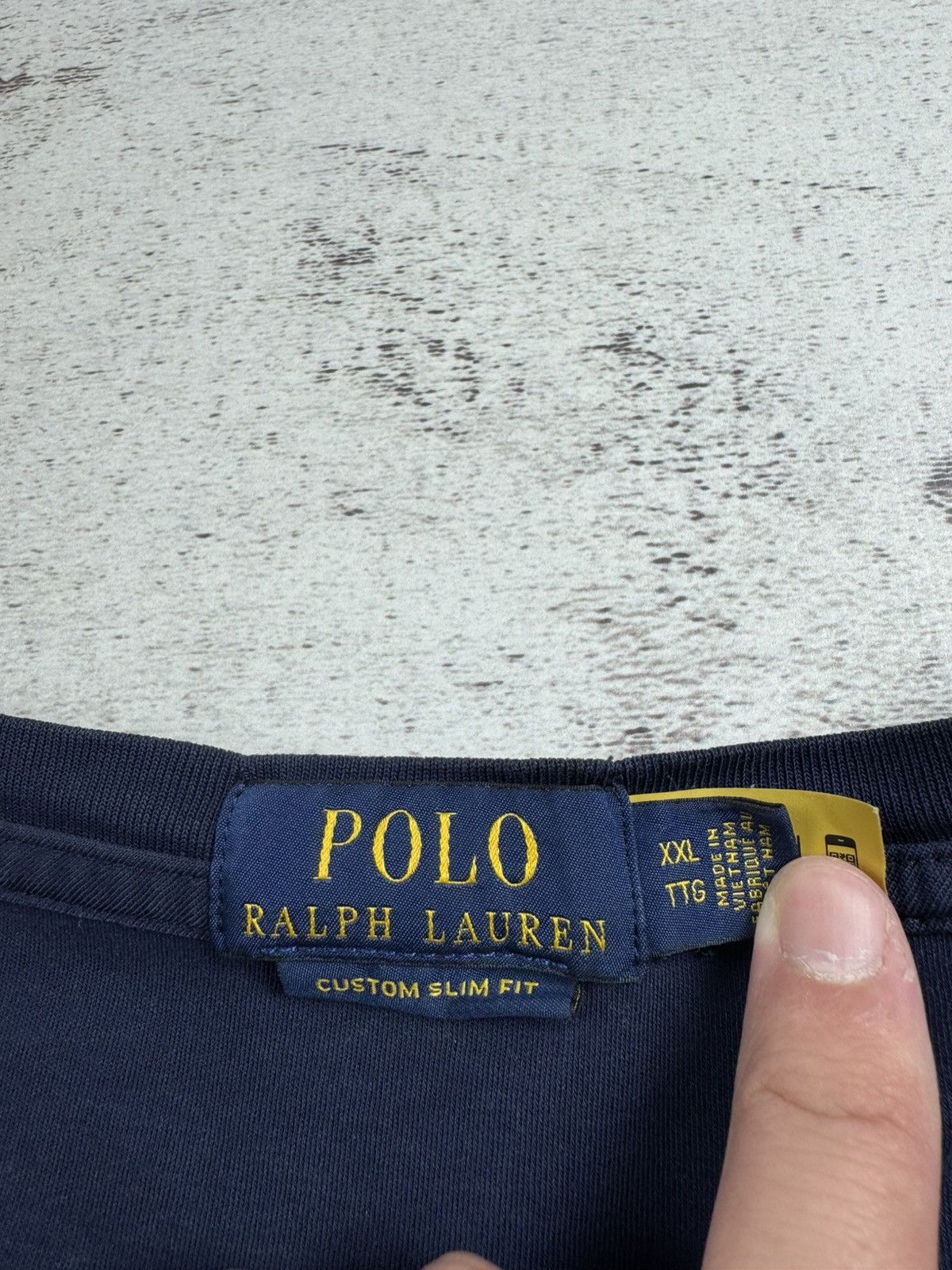 Polo Ralph Lauren Polo Ralph Lauren XXL Cotton Slim Fit Crew Neck Long-Sleeve Blue T Shirt Jersey Size US XXL / EU 58 / 5 - 8 Thumbnail