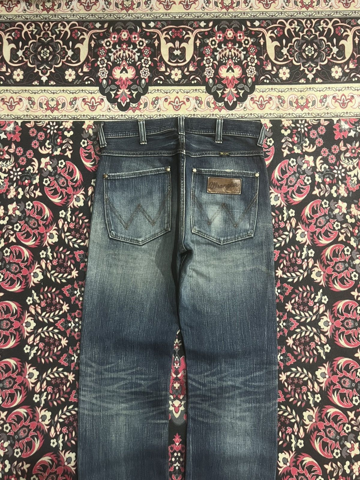 Wrangler Vintage Wrangler Blue Faded Washed Straight Leg Jeans Size US 30 / EU 46 - 6 Thumbnail