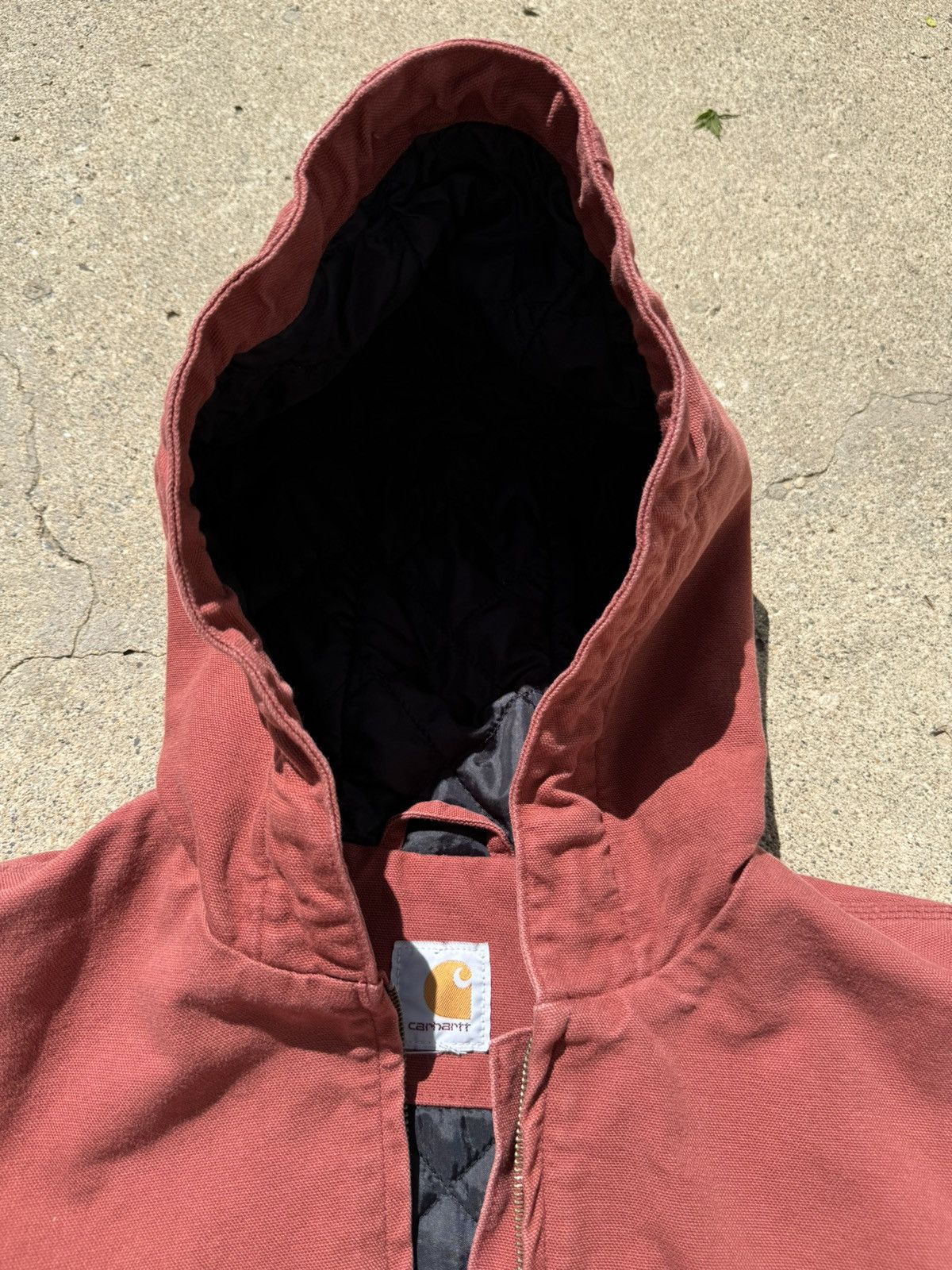 Carhartt Vintage Carhartt Red Hooded Jacket Size US L / EU 52-54 / 3 - 7 Thumbnail