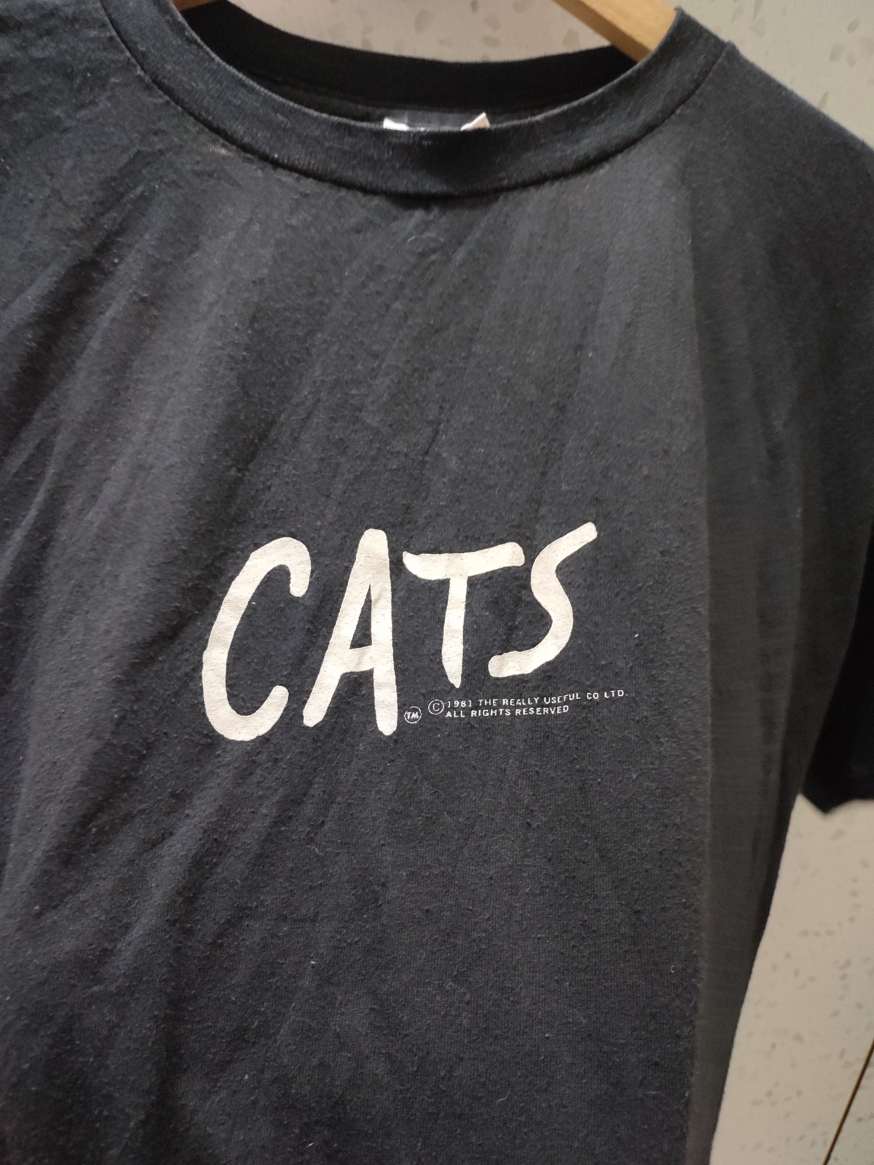 Vintage Vintage Cats 1981 Tee Size US M / EU 48-50 / 2 - 10 Thumbnail