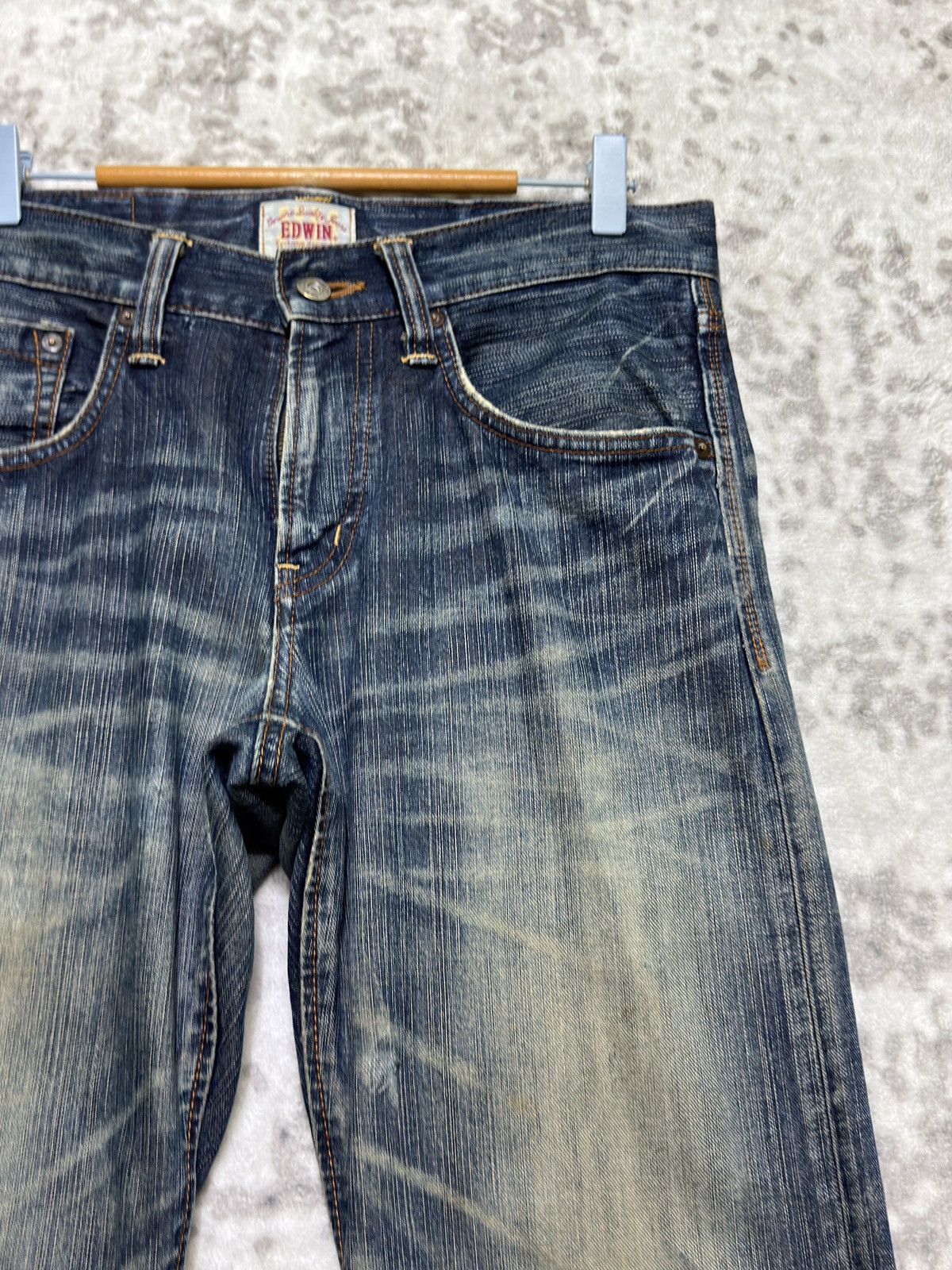 Edwin Vintage Edwin Claw Mark Distressed Denim Jeans Size US 32 / EU 48 - 5 Thumbnail