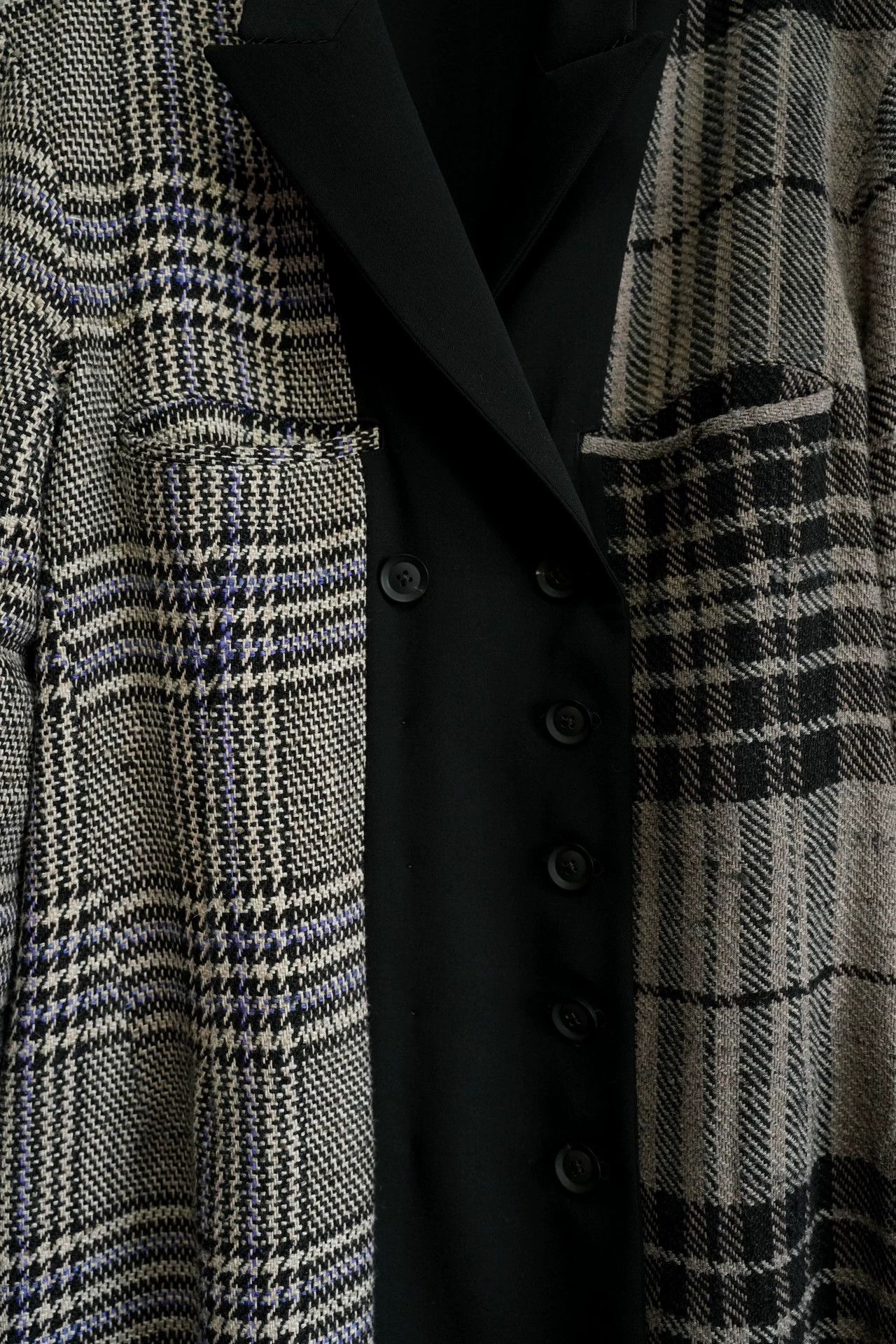 Yohji Yamamoto Yohji Yamamoto 20AW Double-Faced Check Fringe Coat 2-4 Size US M / EU 48-50 / 2 - 6 Thumbnail