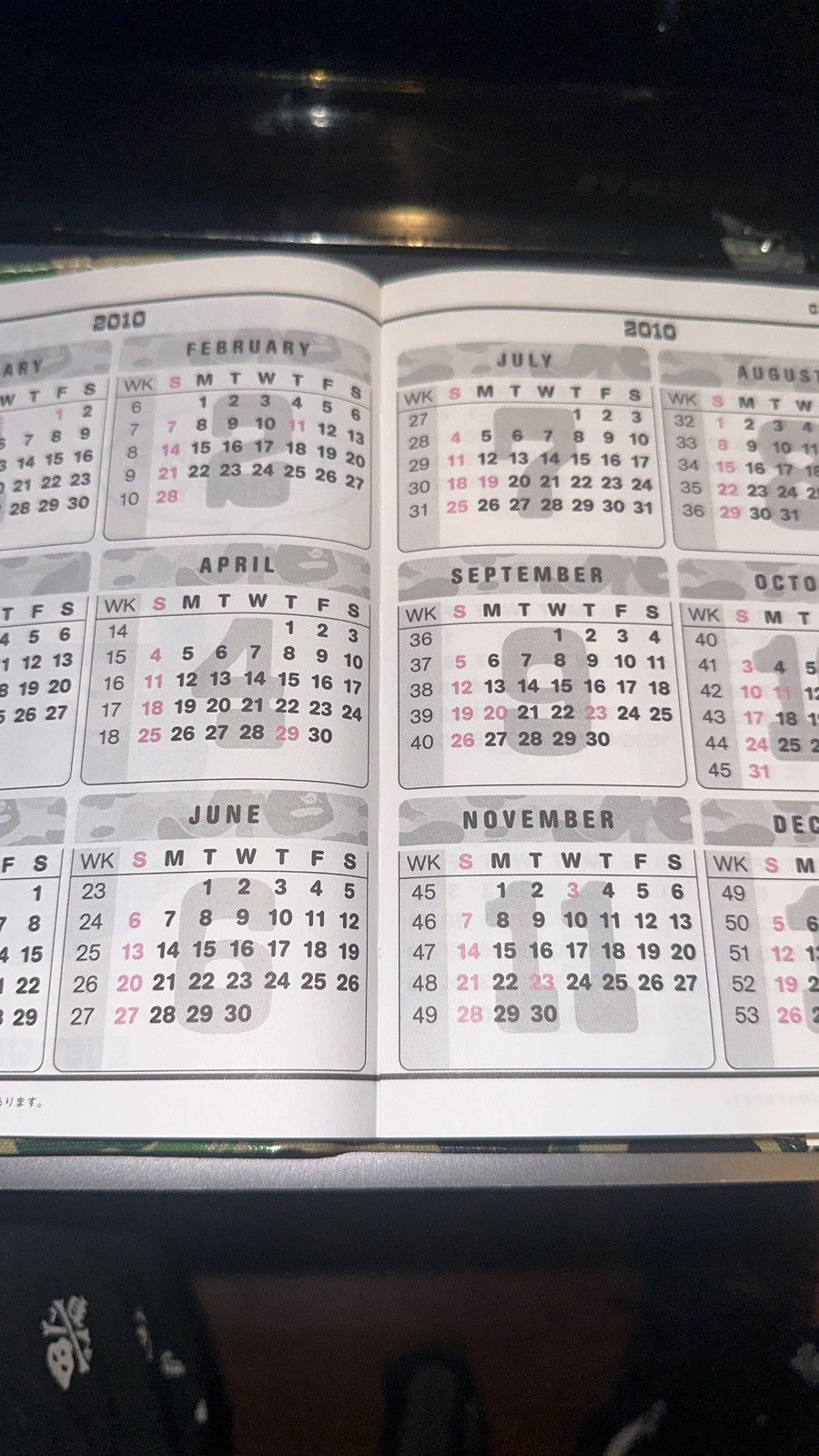 Bape Bape 2010 planner Size ONE SIZE - 4 Thumbnail