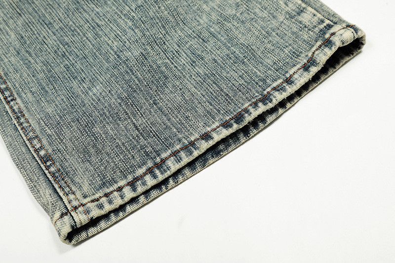 Vintage American retro straight washed wide-leg jeans for men Size US 32 / EU 48 - 5 Thumbnail