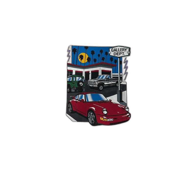 Gallery Dept. Gallery Dept Porsche Washed Short Sleeve Tee Size US XL / EU 56 / 4 - 1 Thumbnail