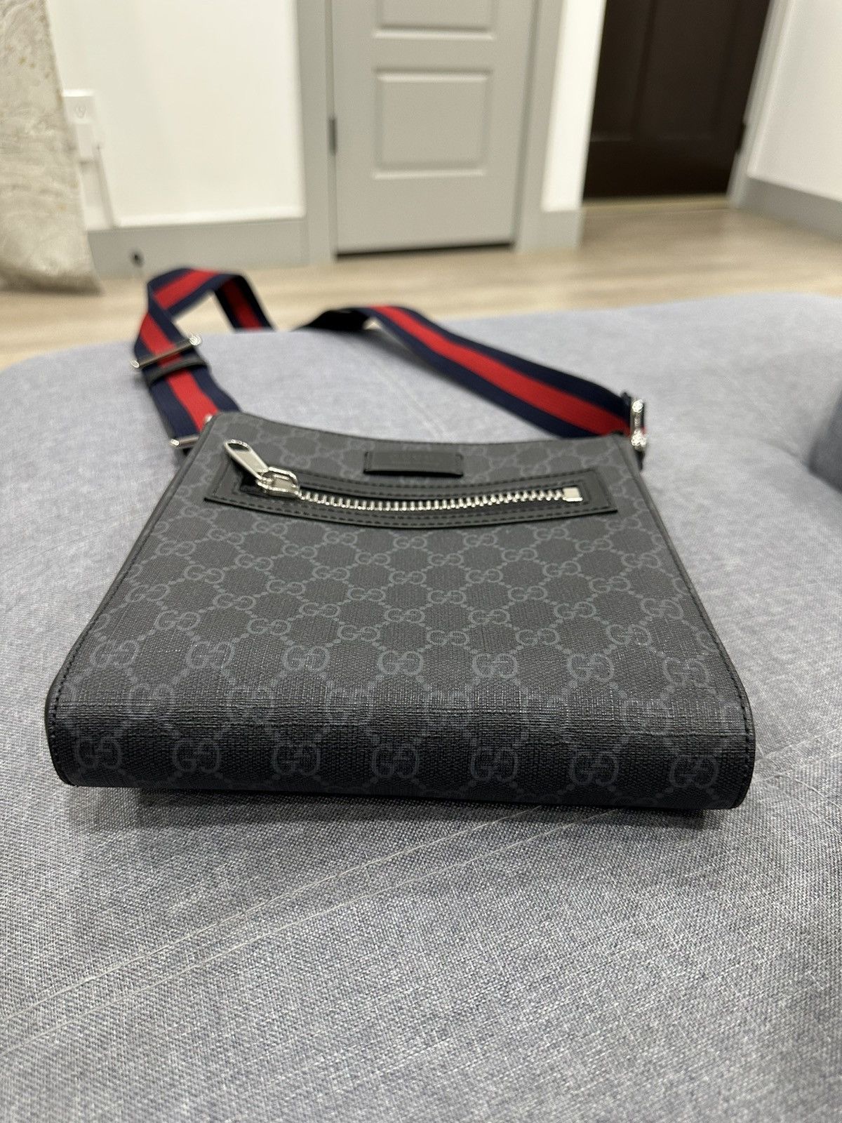 Gucci GUCCI GG BLACK SMALL MESSENGER BAG Size ONE SIZE - 19 Thumbnail