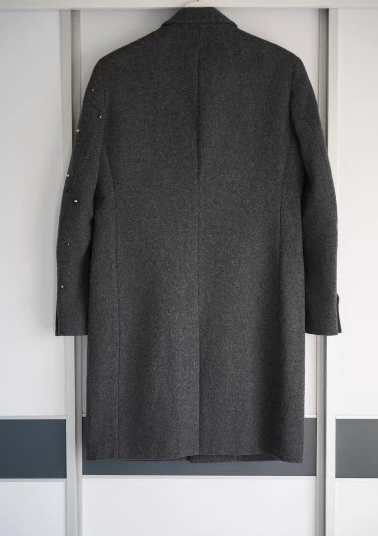 Yohji Yamamoto Sulvam 15AW Studded Sleeve Wool Coat K4 Size US S / EU 44-46 / 1 - 2 Thumbnail