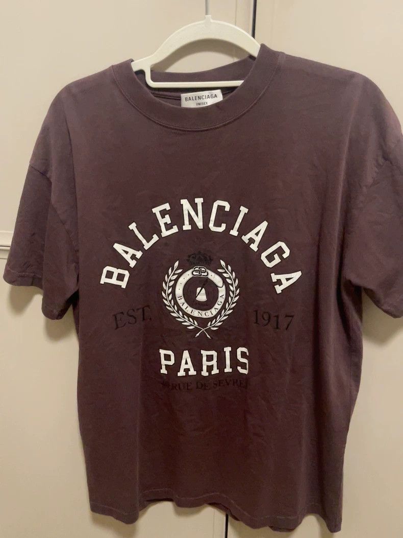 Balenciaga Balenciaga Wheat T shirt grape purple Size US XS / EU 42 / 0 - 1 Thumbnail