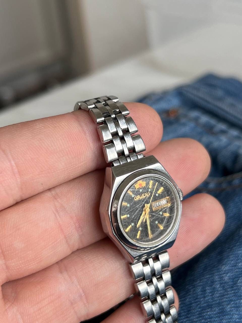 Japanese Brand × Orient × Vintage Vintage Orient Watch Automatic Japan Made 1980’s Calendar Size ONE SIZE - 11 Thumbnail