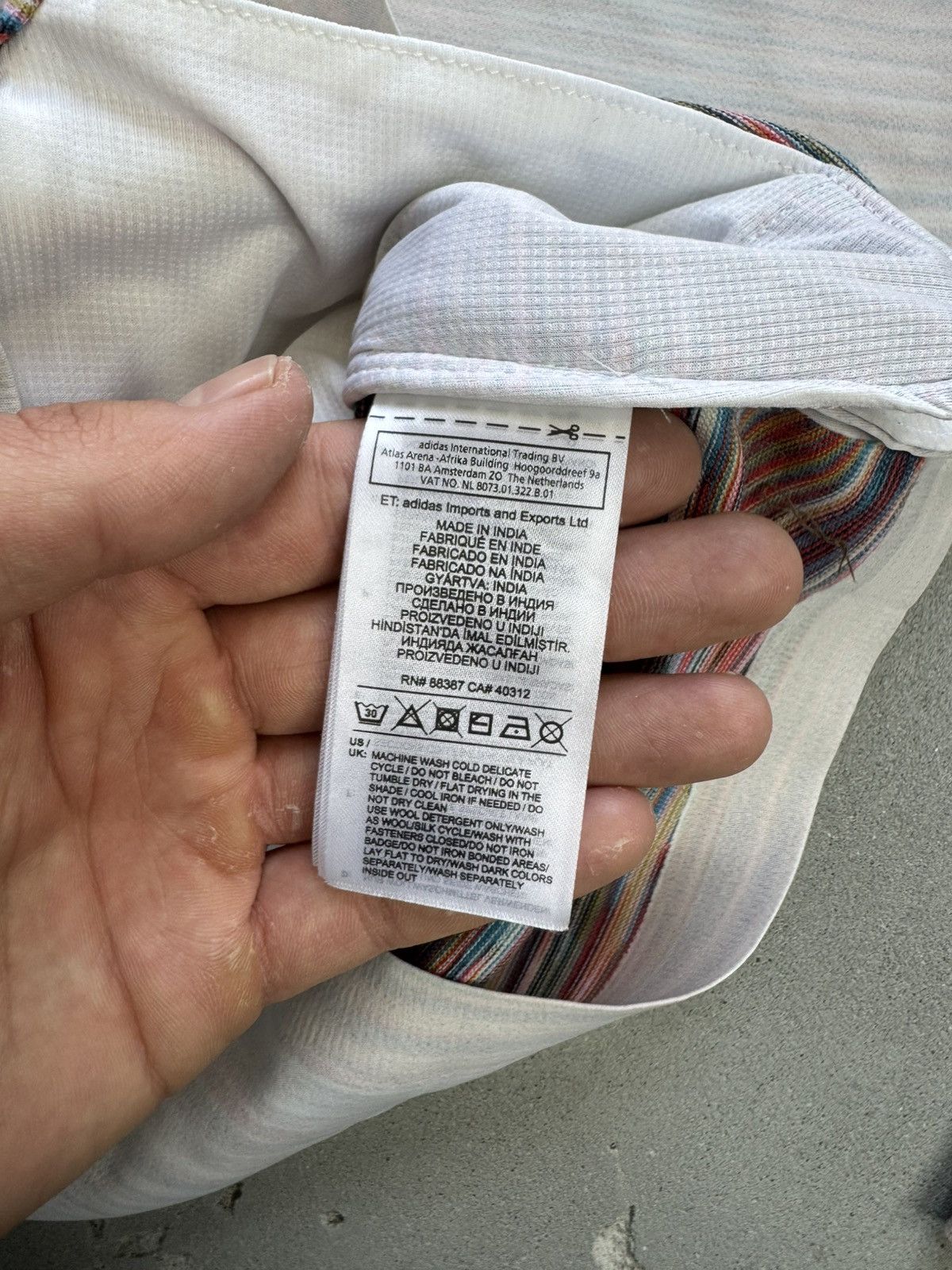 Missoni Authentic ADIDAS x MISSONI White Multicolor Track Jacket Size US S / EU 44-46 / 1 - 6 Thumbnail