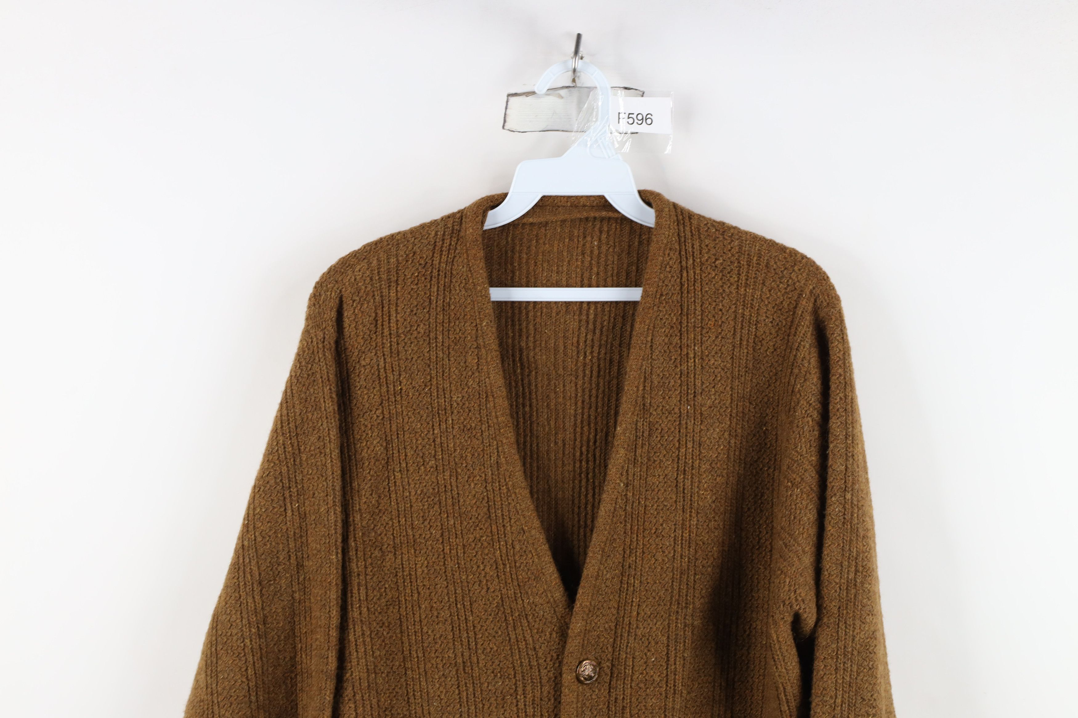 Vintage Vintage 50s Streetwear Mohair Blend Cardigan Sweater USA Size US M / EU 48-50 / 2 - 2 Thumbnail