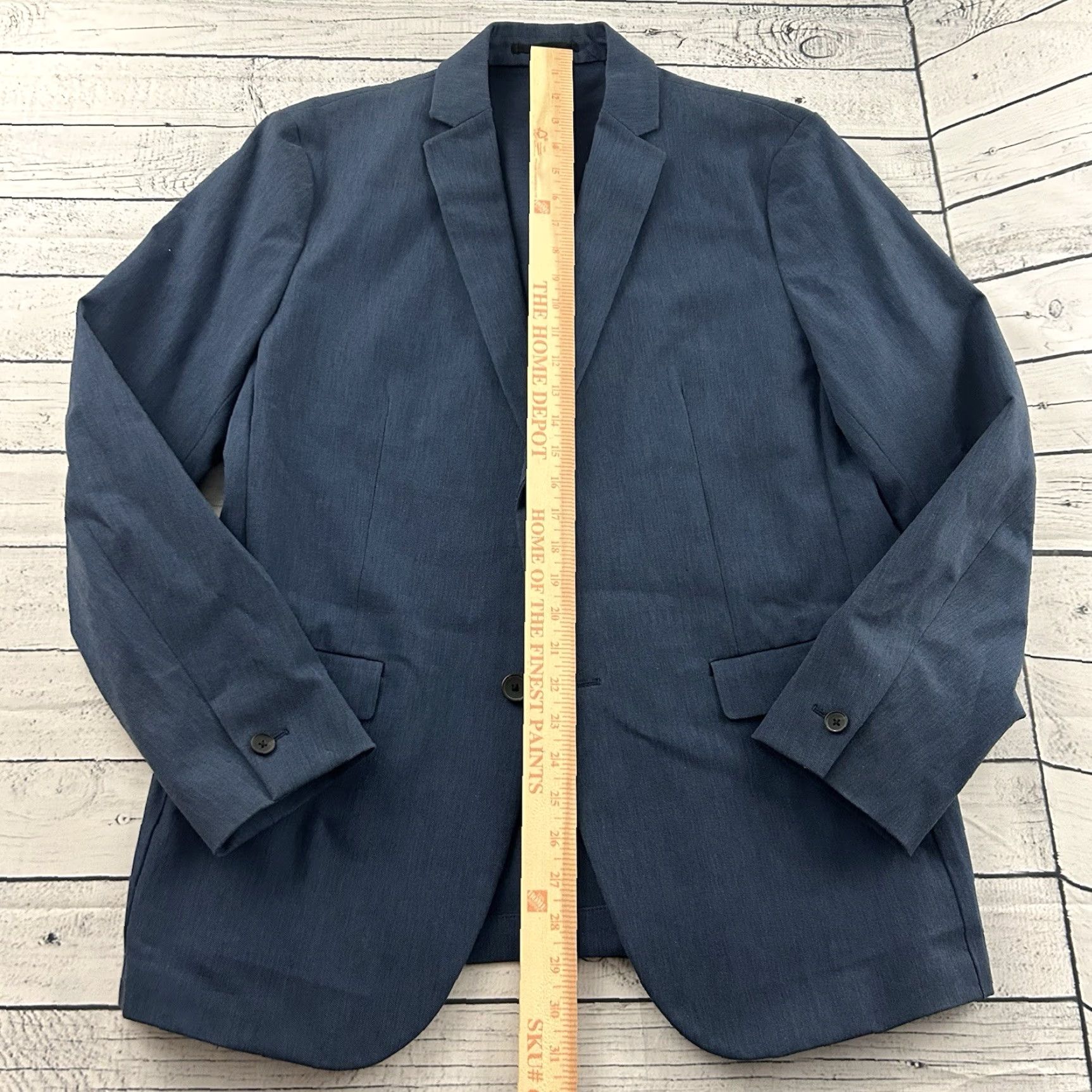Theory Theory Blazer Jacket Mens 42 Blue Size 42R - 2 Thumbnail