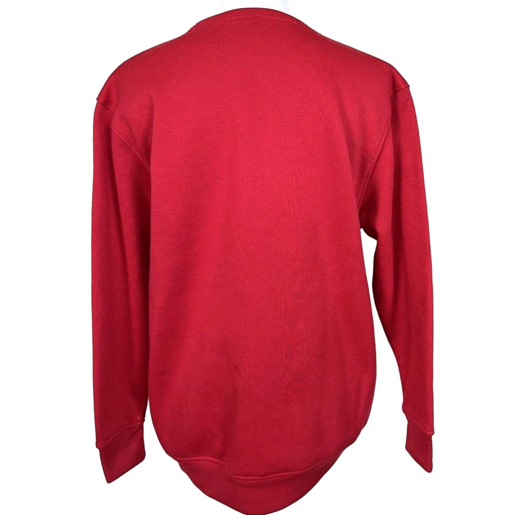Vintage VINTAGE Bobbie Brooks Christmas Embroidered Sweatshirt Red Pullover Sz S Womens Crew Neck Long Sleeve Pullover 90s Decade Holiday Size S / US 4 / IT 40 - 5 Thumbnail