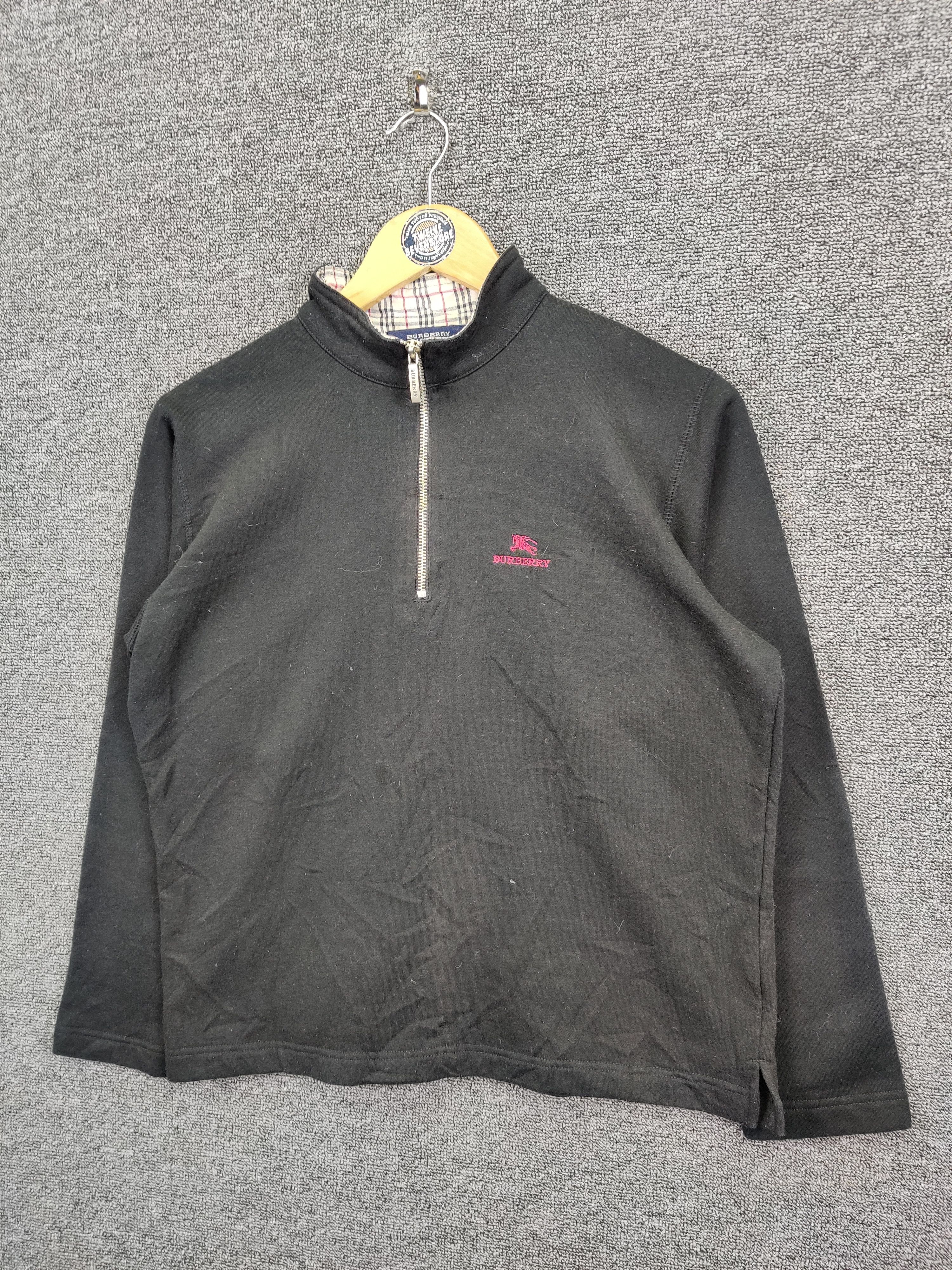 Burberry Burberry London Nova Check Half Zipper Sweatshirt Size US L / EU 52-54 / 3 - 2 Thumbnail