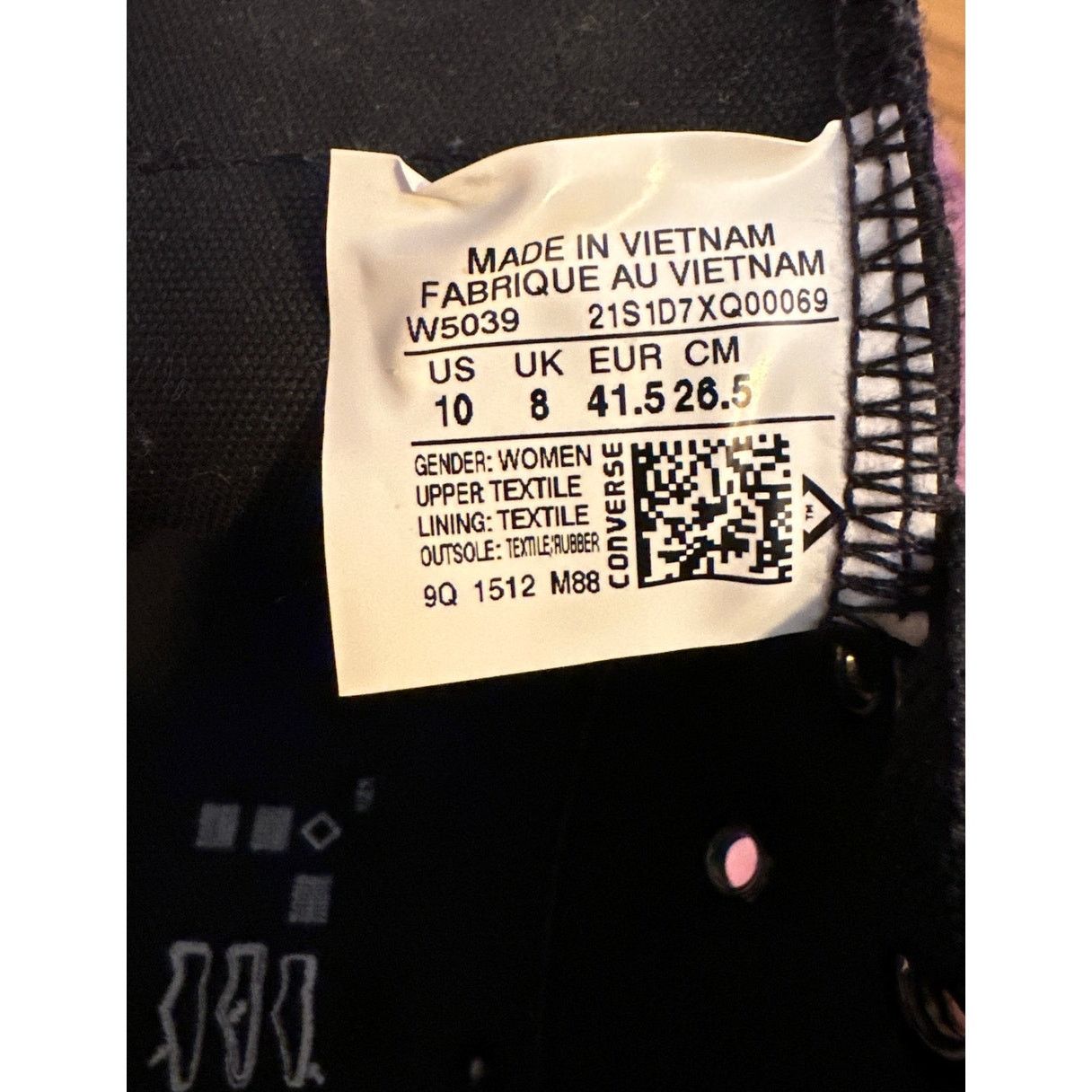 Converse Converse All Star wmn 10/men 8 EXCELLENT preowned Mono BLACK Size US 10 / IT 40 - 7 Thumbnail