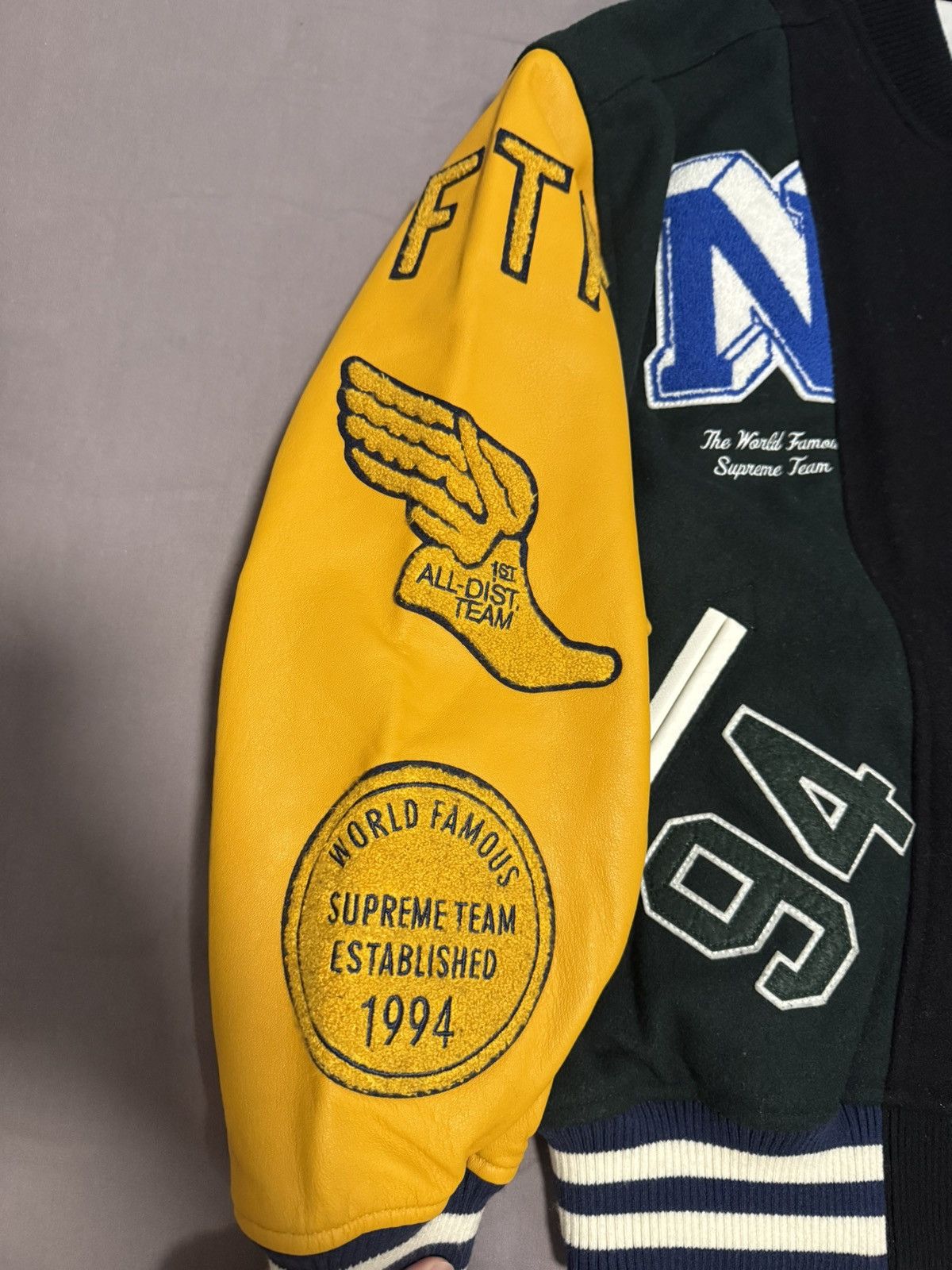 Maison Margiela × Supreme Supreme mm6 maison margiela spilt varsity jacket Size US M / EU 48-50 / 2 - 5 Thumbnail