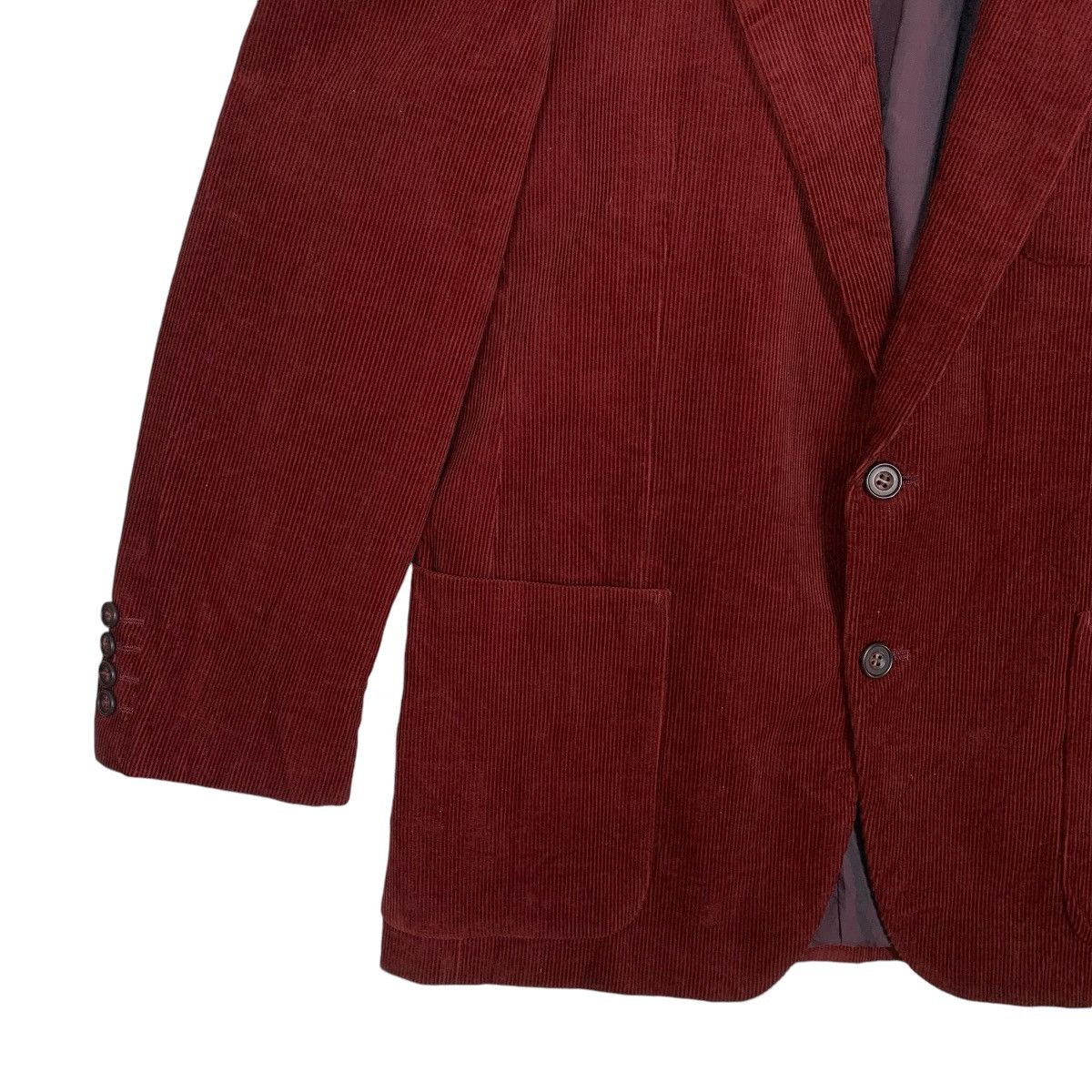 Calvin Klein CK Calvin Klein America Designer Luxury Corduroy Blazer Size S / US 4 / IT 40 - 5 Thumbnail