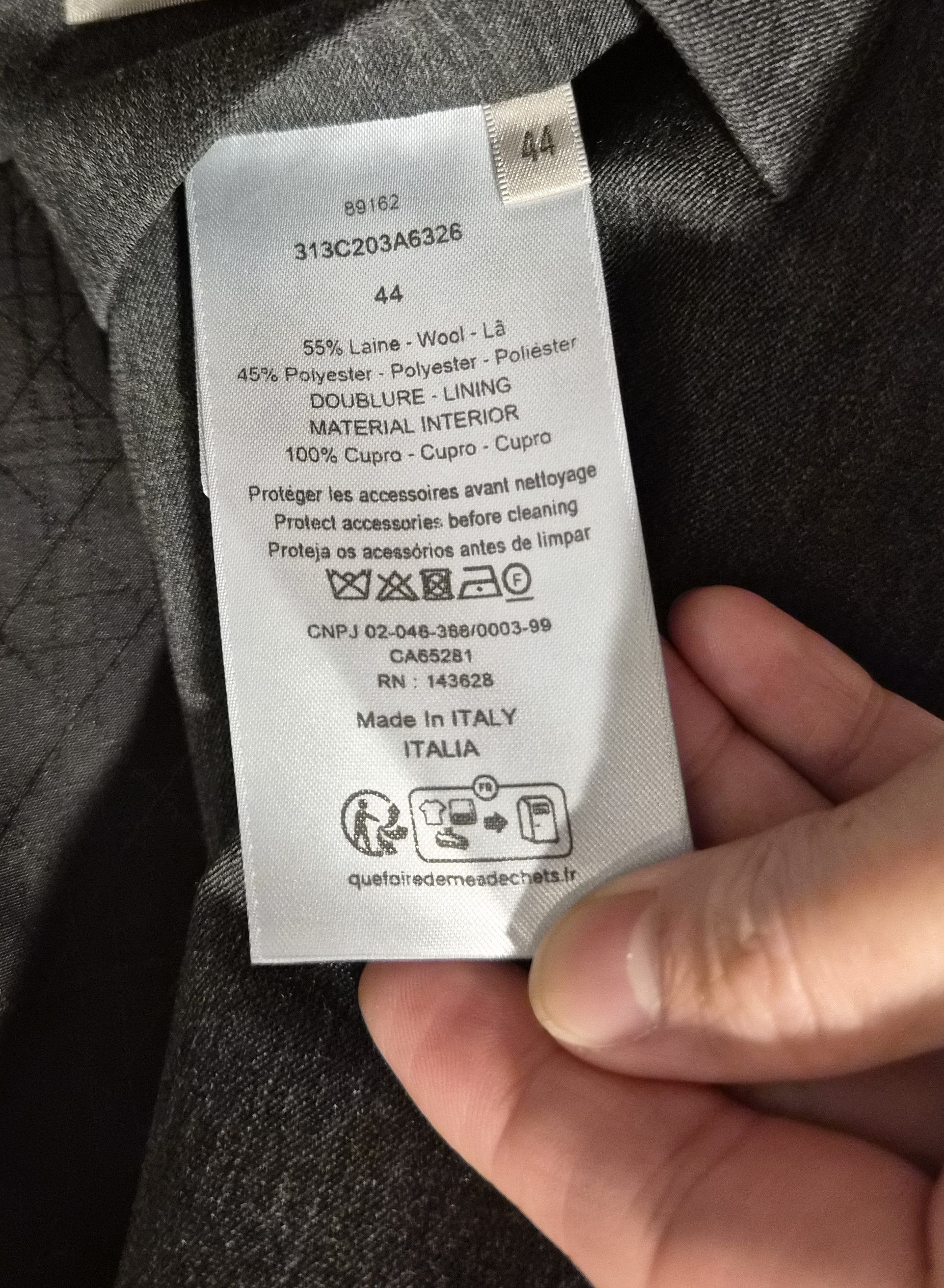 Dior Dior Workwear Jacket Wool Blazer Size 44R - 5 Thumbnail