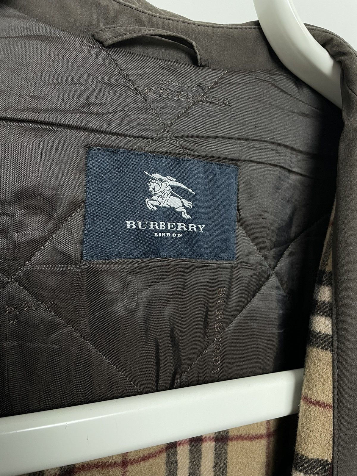 Burberry Burberry London Vintage Jacket nova check wool nylon Size US L / EU 52-54 / 3 - 12 Thumbnail