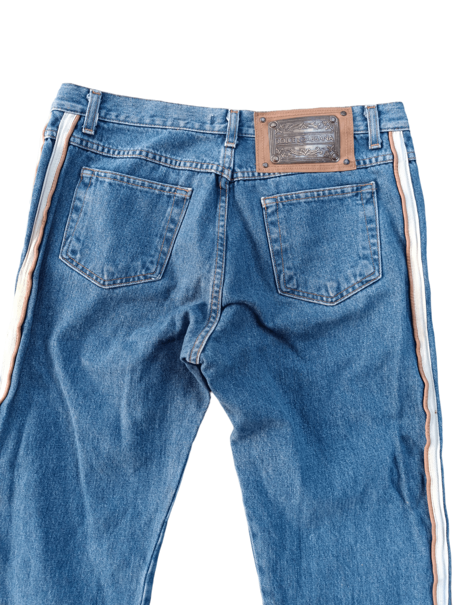Dolce & Gabbana RARE 🔥 Flared Dolce & Gabbana Double Stripe Denim Size US 34 / EU 50 - 8 Thumbnail