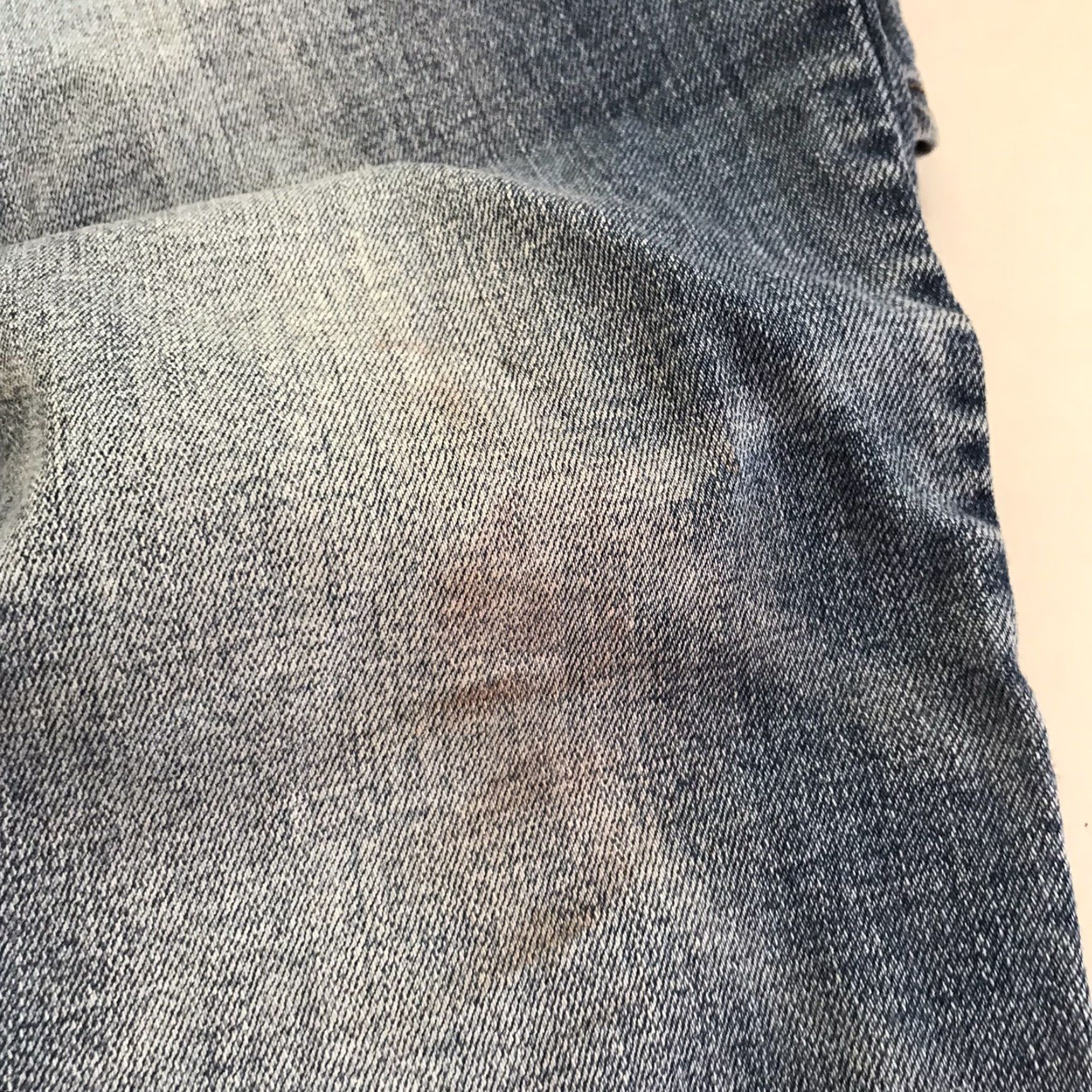 American Eagle Outfitters American Eagle Outfitters Slim Straight Jeans Mens 32x30 Blue Light Wash 5-Pocket Stains Size US 32 / EU 48 - 7 Thumbnail