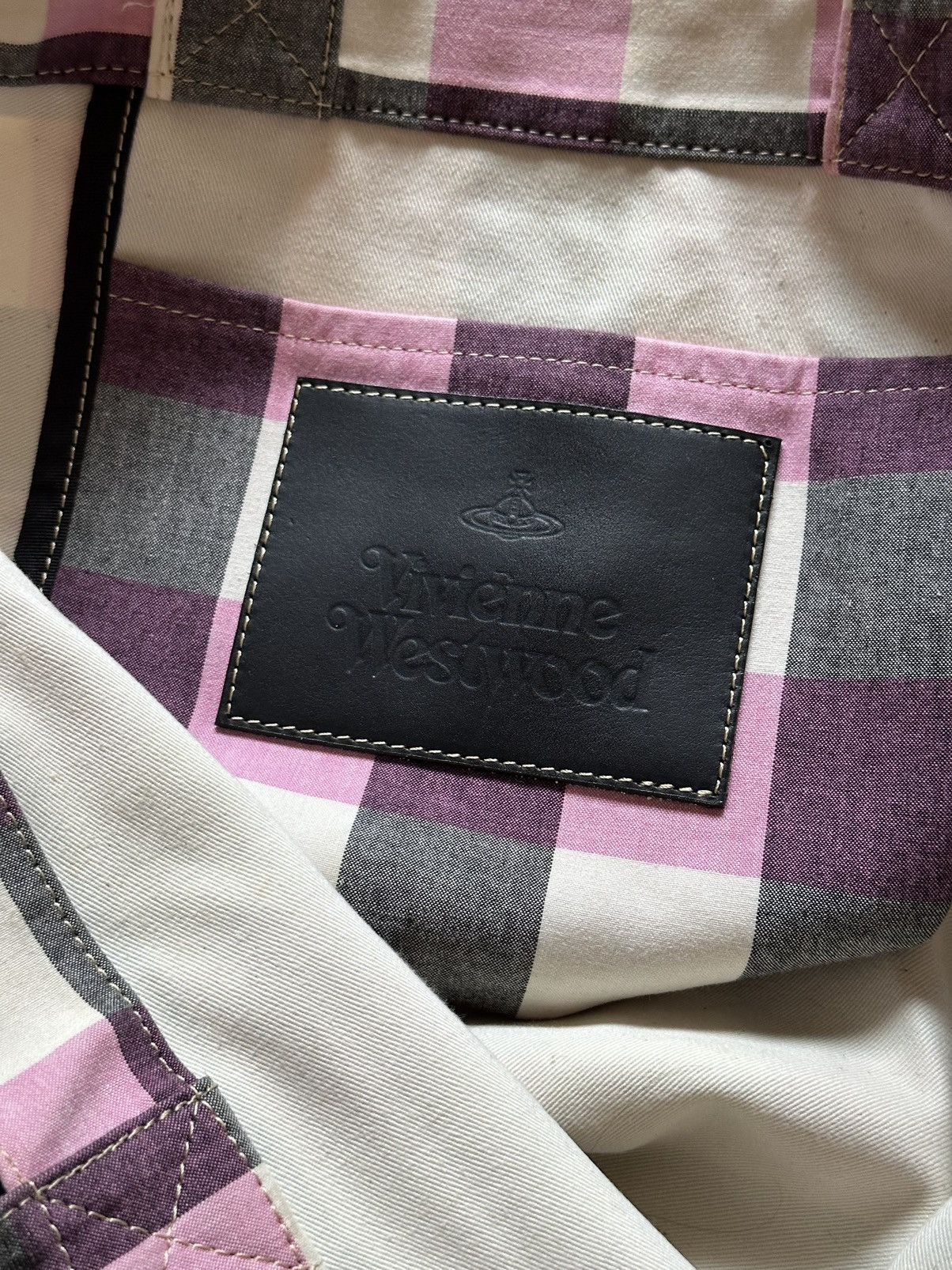 Vivienne Westwood 1990s Vivienne Westwood Orb Logo Tote Bag Size ONE SIZE - 7 Thumbnail
