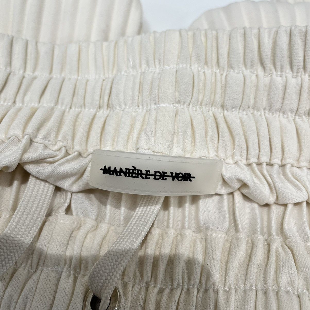 Maniere De Vior Manière De Voir Joggers White Size US 36 / EU 52 - 4 Thumbnail
