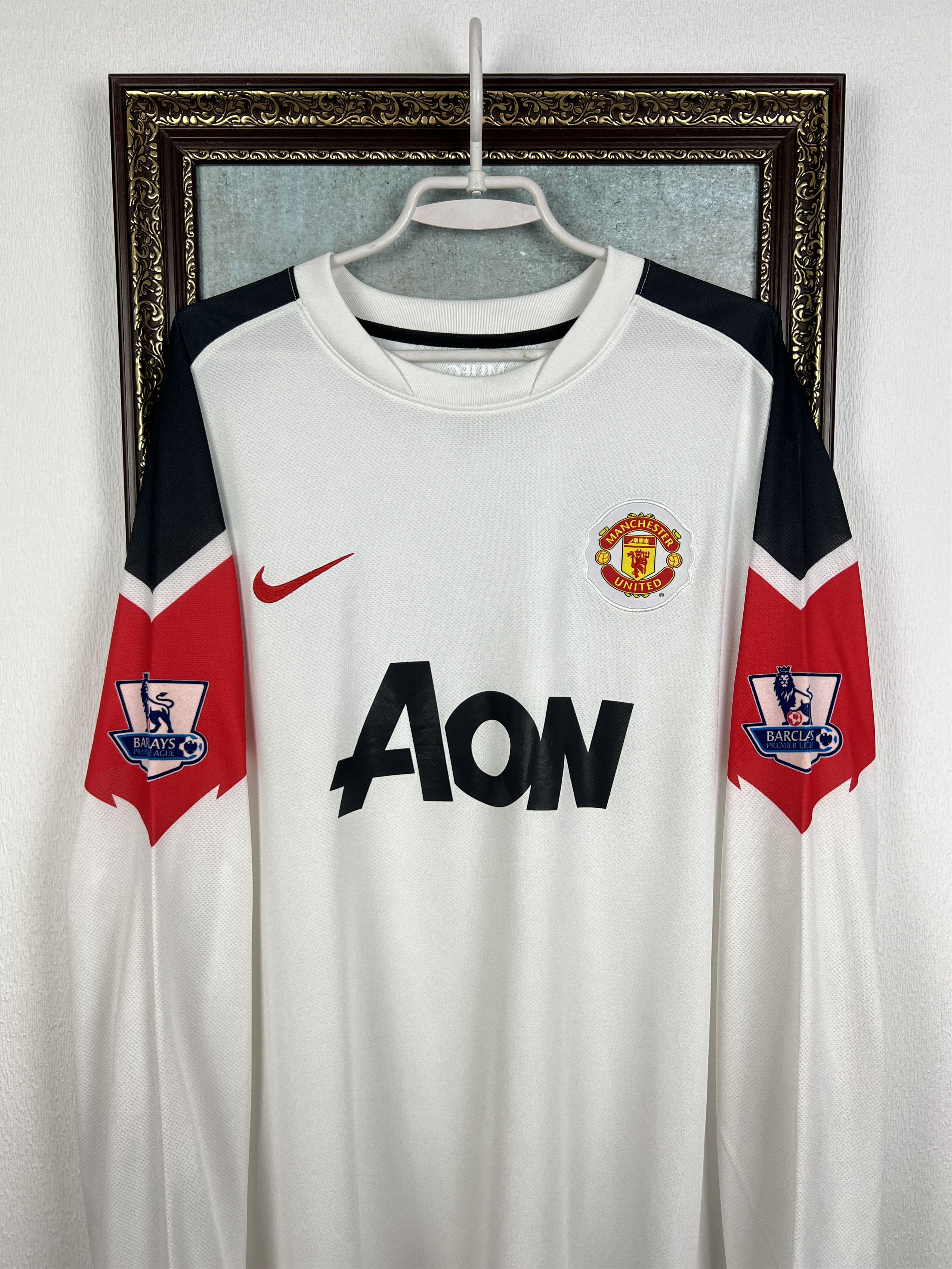 Nike Manchester United football shirt Long Sleeve Jersey 3XL Size US XXL / EU 58 / 5 - 2 Thumbnail