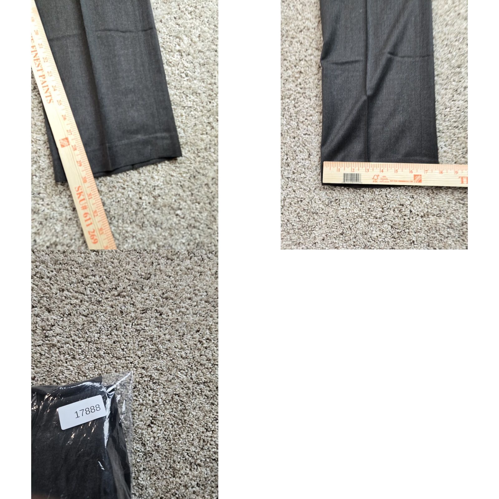 Ralph Lauren Lauren Ralph Lauren Dress Pants Mens 38X30 Wool Straight Leg Flat Front Dress Pants Mens 38x30 Gray Wool Flat Front Size US 38 / EU 54 - 8 Thumbnail