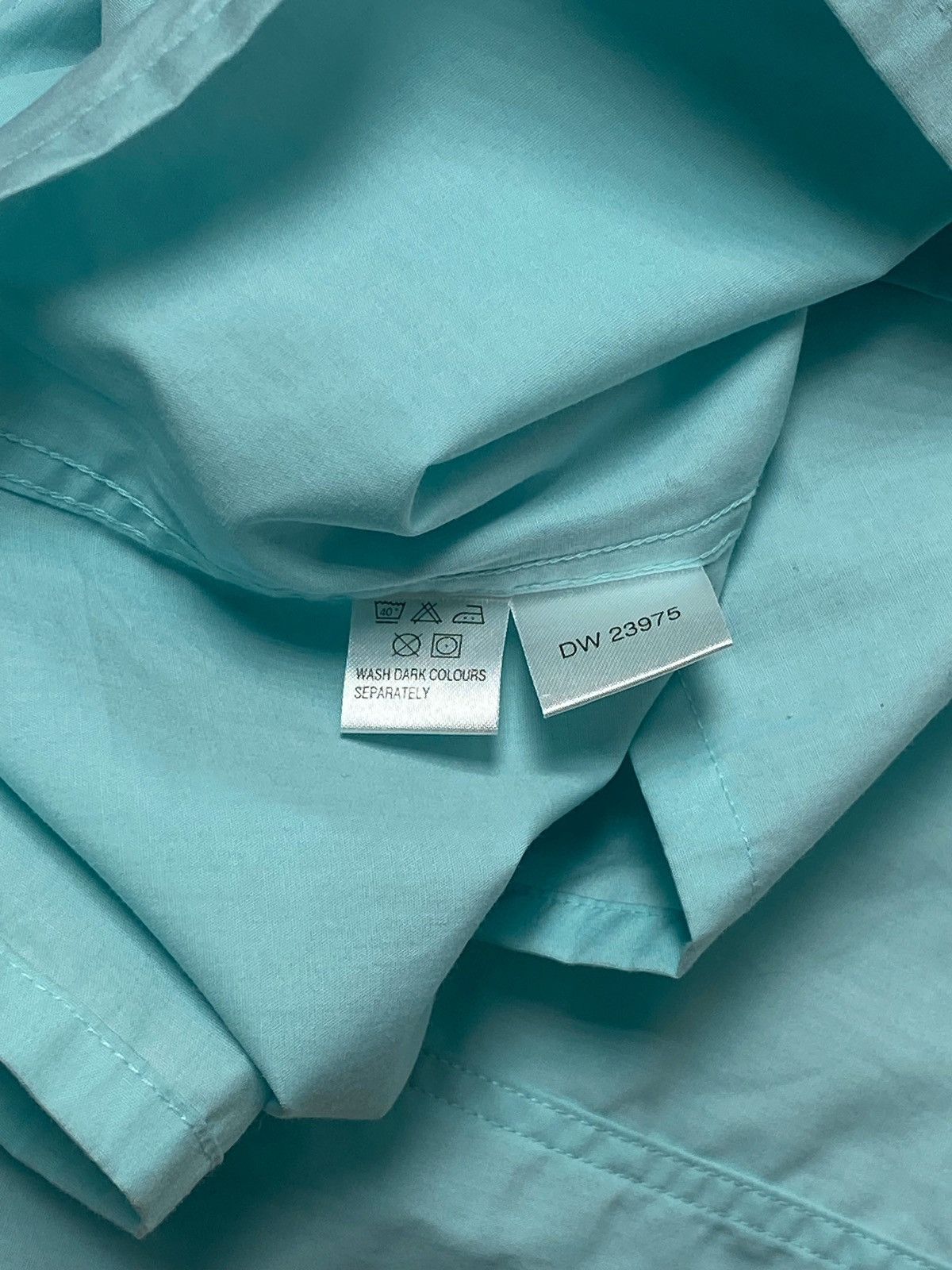 Vintage Vintage YVES SAINT LAURENT Blue Button Up Short Sleeve Size US XL / EU 56 / 4 - 6 Thumbnail