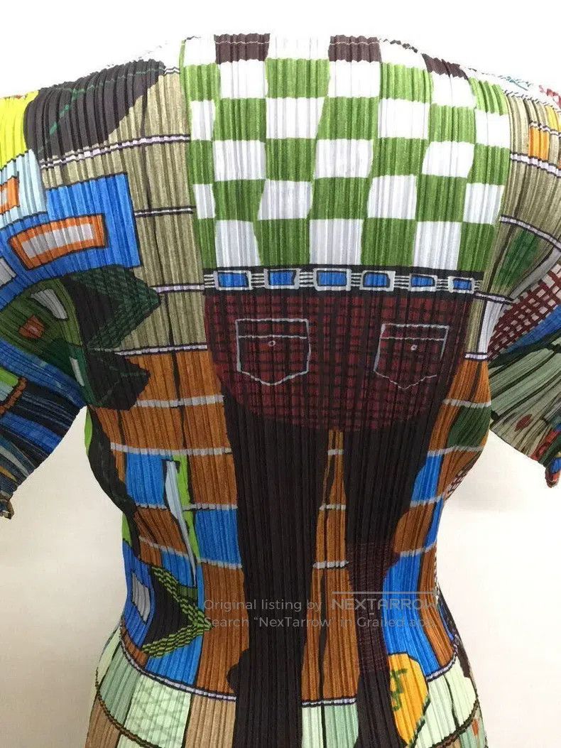 Issey Miyake Issey Miyake Green Dress Size M / US 6-8 / IT 42-44 - 3 Thumbnail