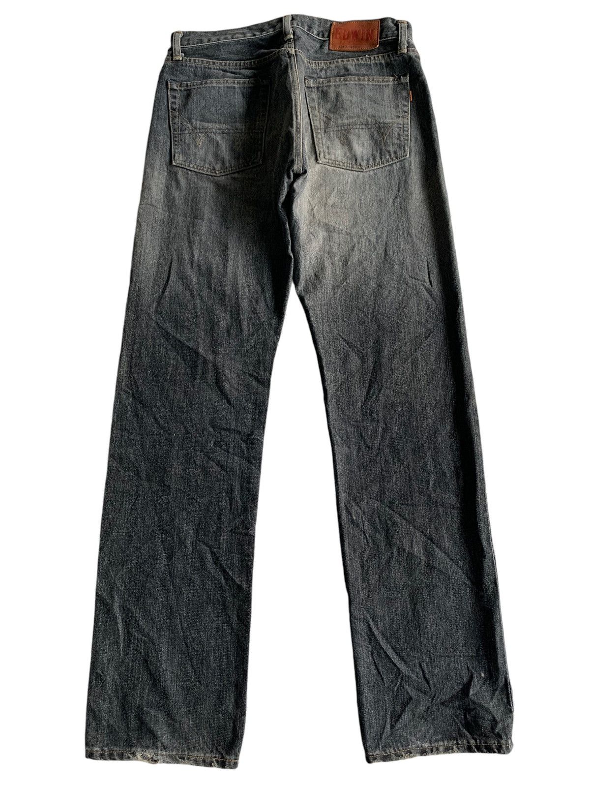 Edwin × If Six Was Nine × Kapital EDWIN SELVEDGE 505 BUTTON FLY RUSTY DISTRESSED DENIM Size US 30 / EU 46 - 4 Thumbnail
