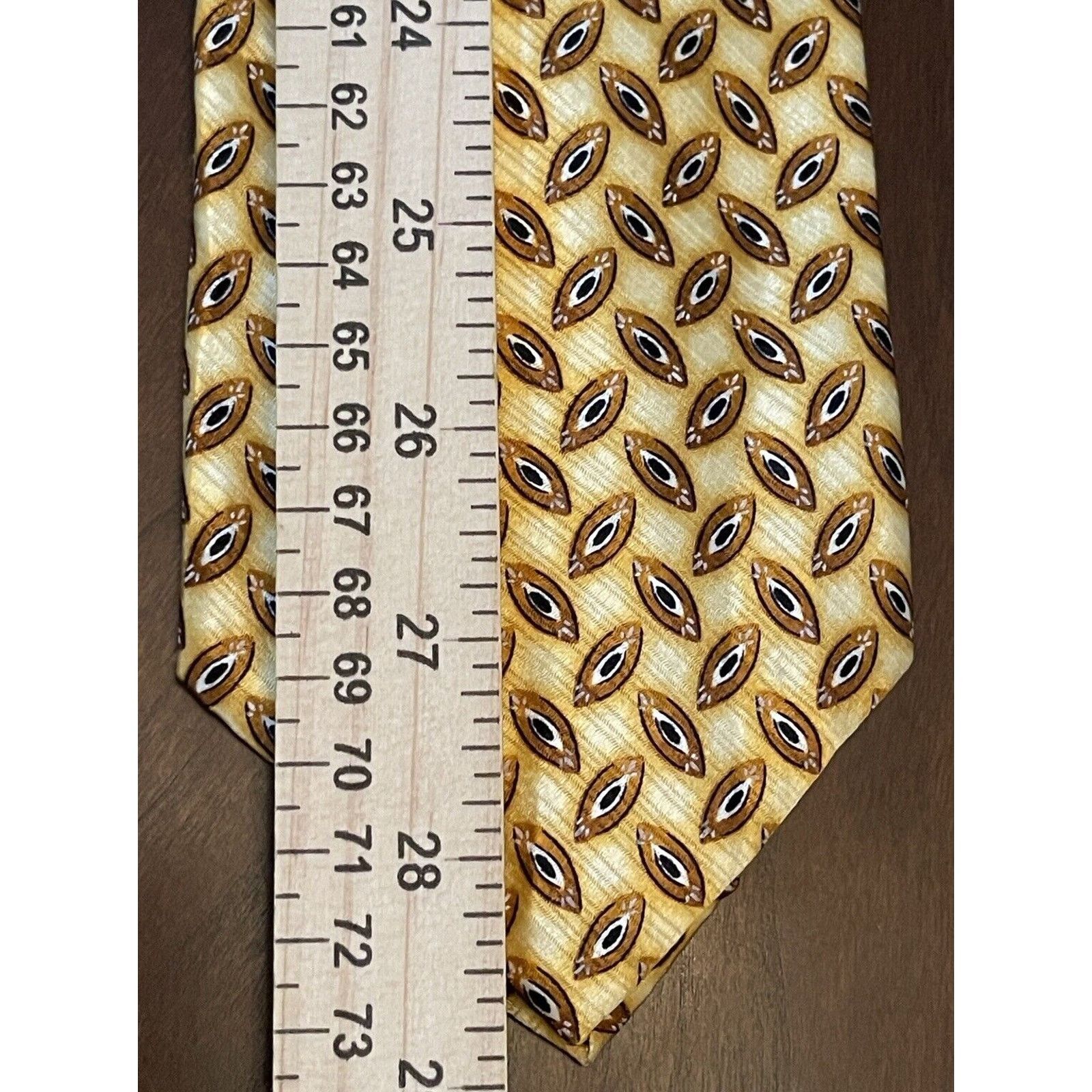Jos. A. Bank Jos. A. Bank Gold 100% Imported Silk Made In China Size ONE SIZE - 5 Thumbnail