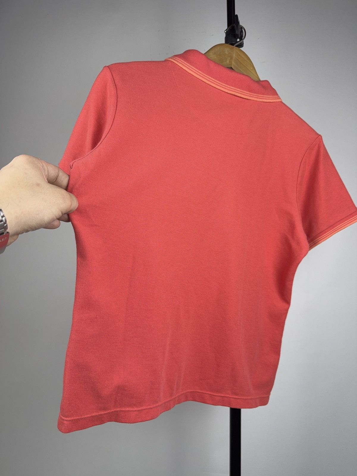 Nike 00s Retro vntg Nike Dri-Fit Swoosh Polo Shirt Coral Women Size L / US 10 / IT 46 - 15 Thumbnail