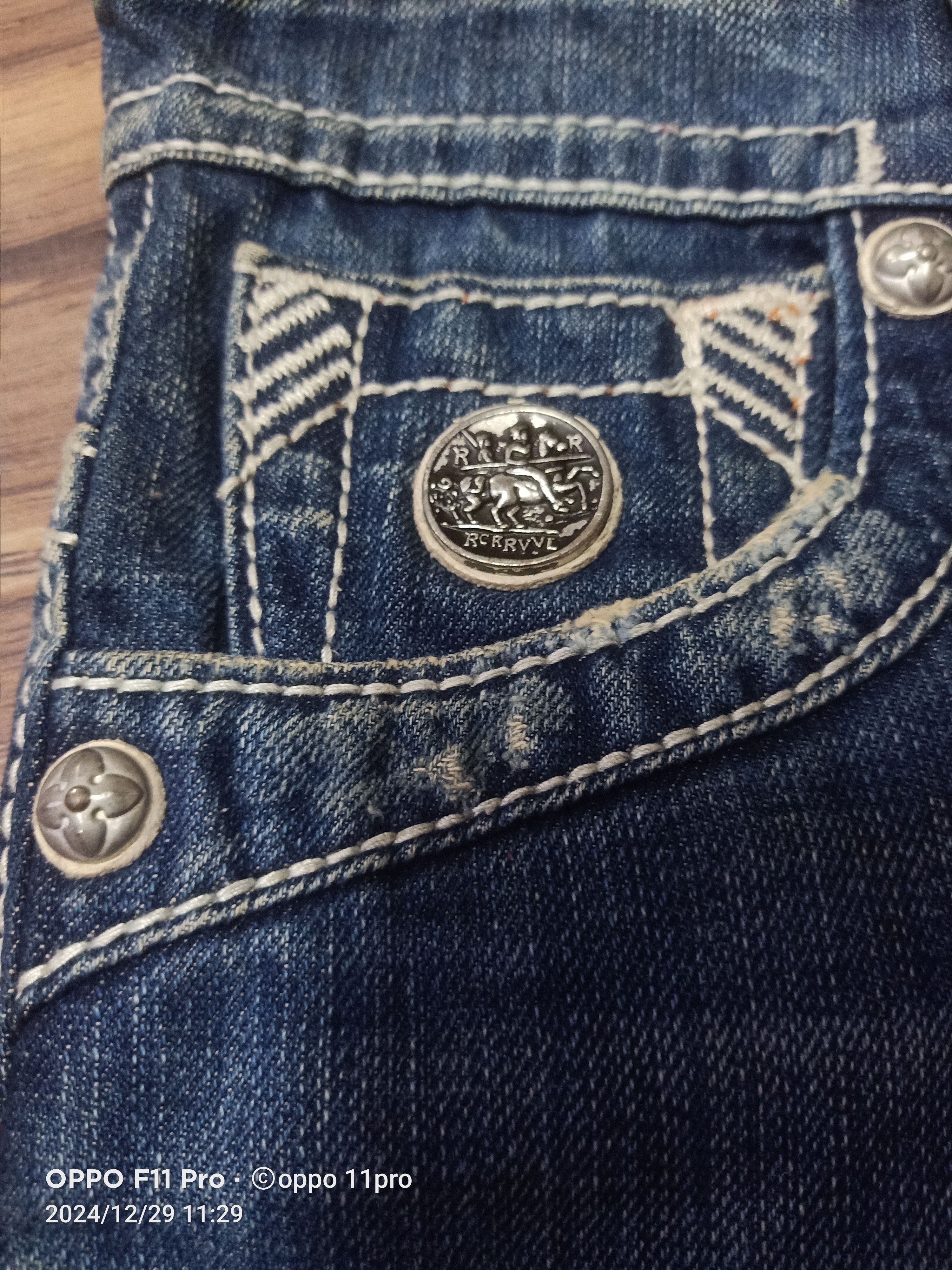 Japanese Brand × Rock Revival Rock Revival Loose Straight Flag Jeans Size US 30 / EU 46 - 5 Thumbnail