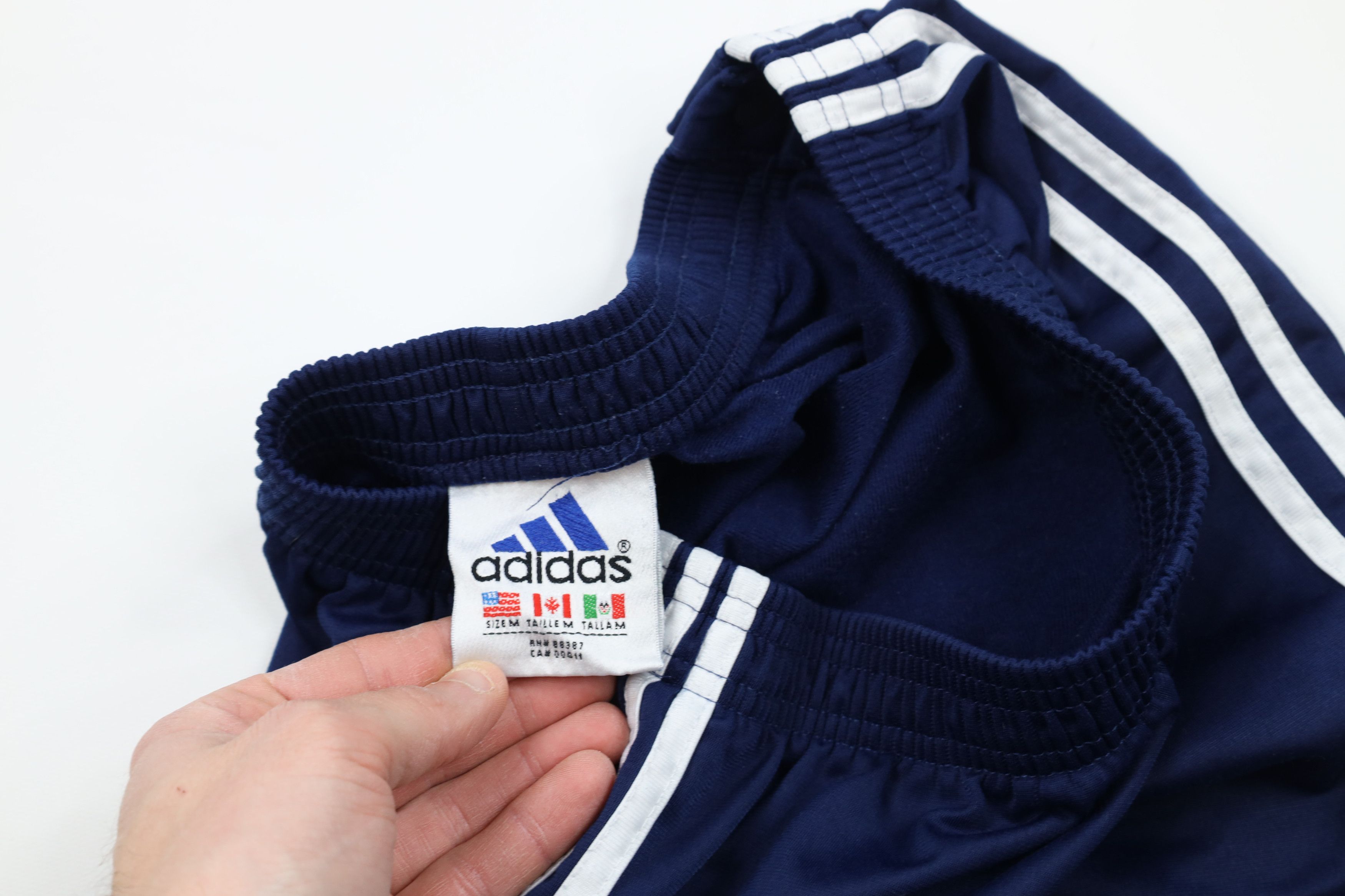 Adidas Vintage 90s Adidas Striped Tearaway Sweatpants Pants Blue Size US 34 / EU 50 - 7 Thumbnail