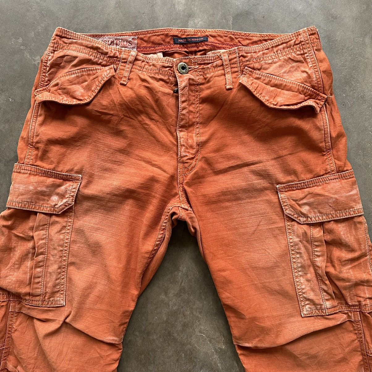 Japanese Brand Vtg Made In Nippon Surplus Blueway Multipocket Cargo Pants Size US 35 - 2 Thumbnail