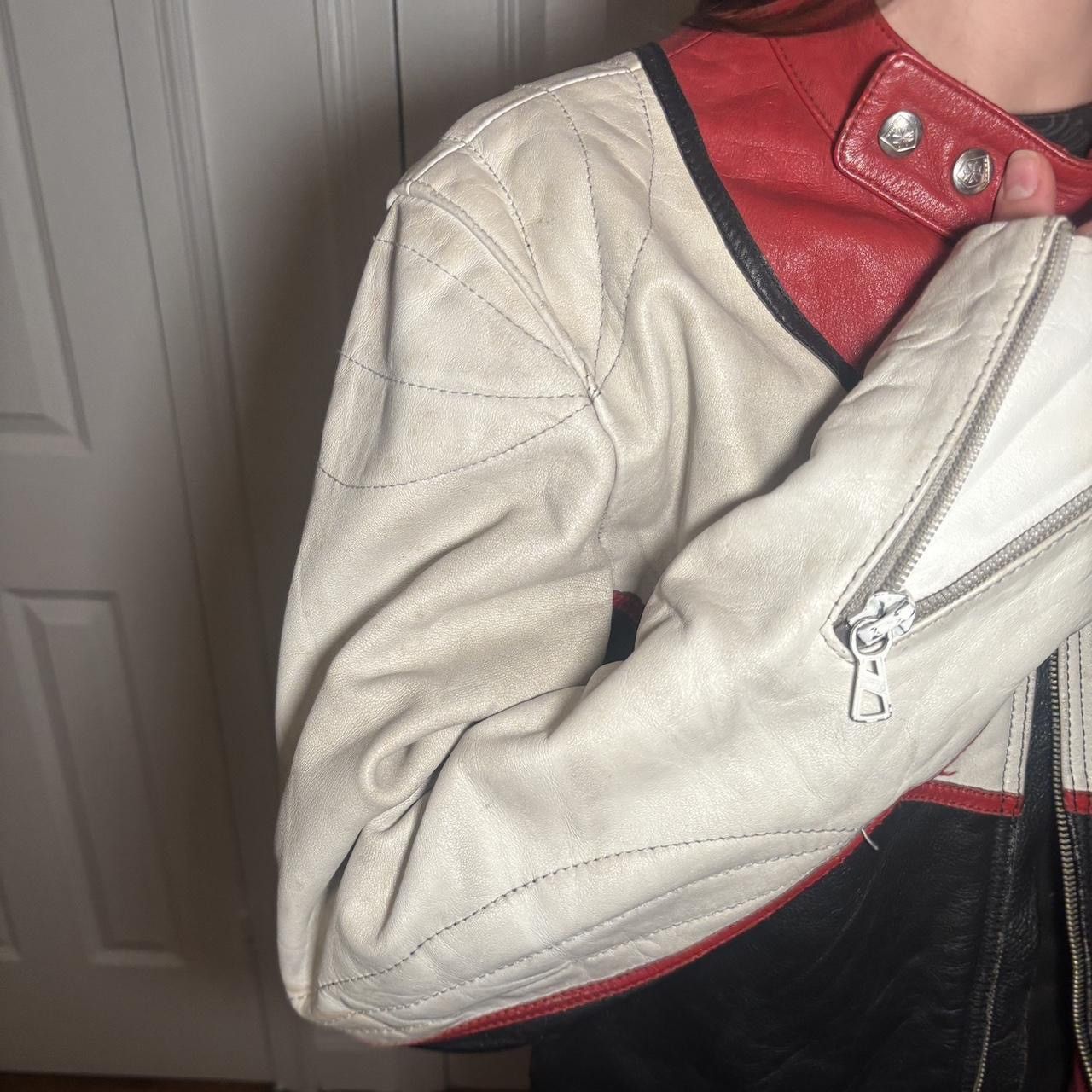 Other Vintage German Leather Racing Jacket Size S / US 4 / IT 40 - 5 Thumbnail