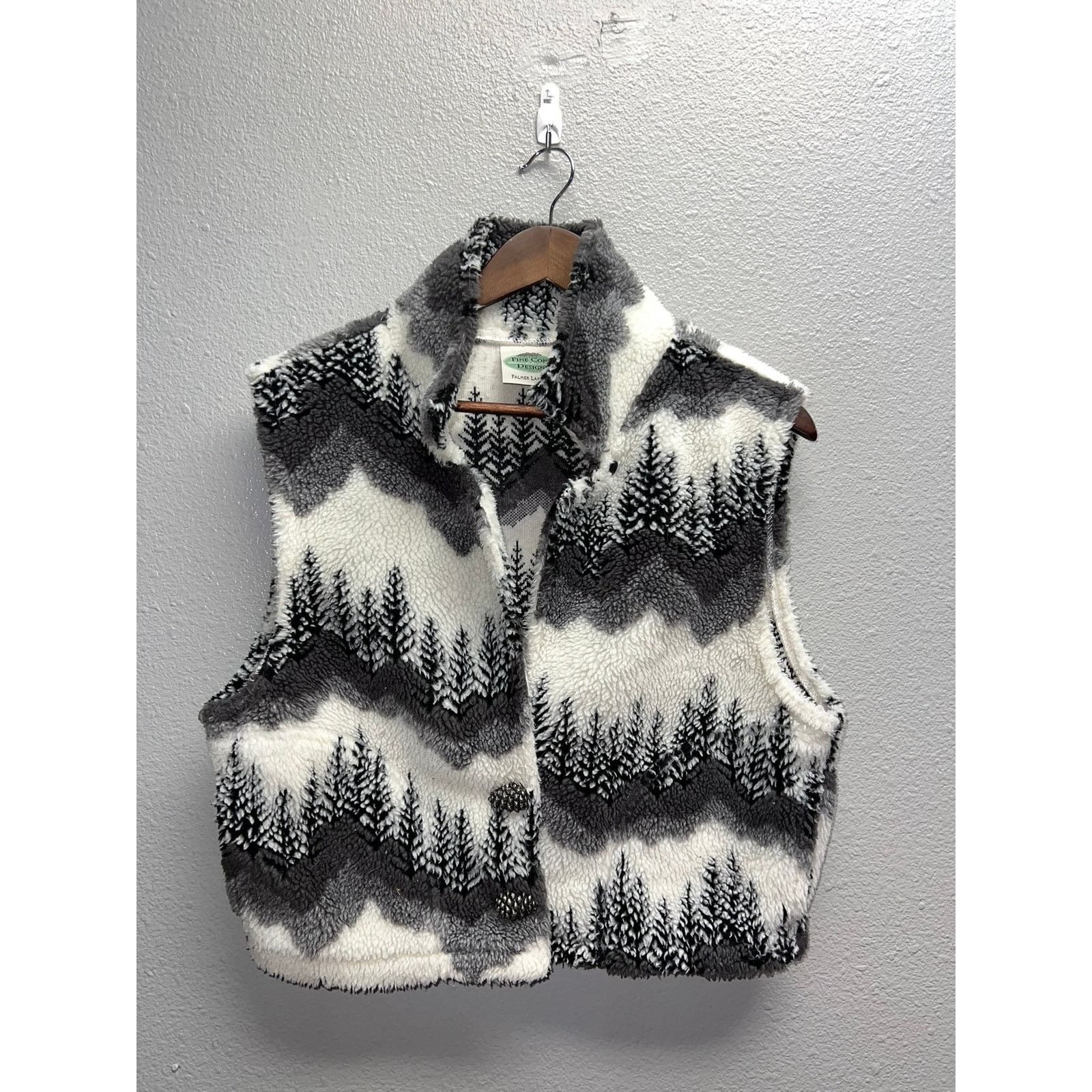 Vintage Womens Pine Cone Designs Sweater Sleeveless Palmer Lake M Size M / US 6-8 / IT 42-44 - 1 Thumbnail