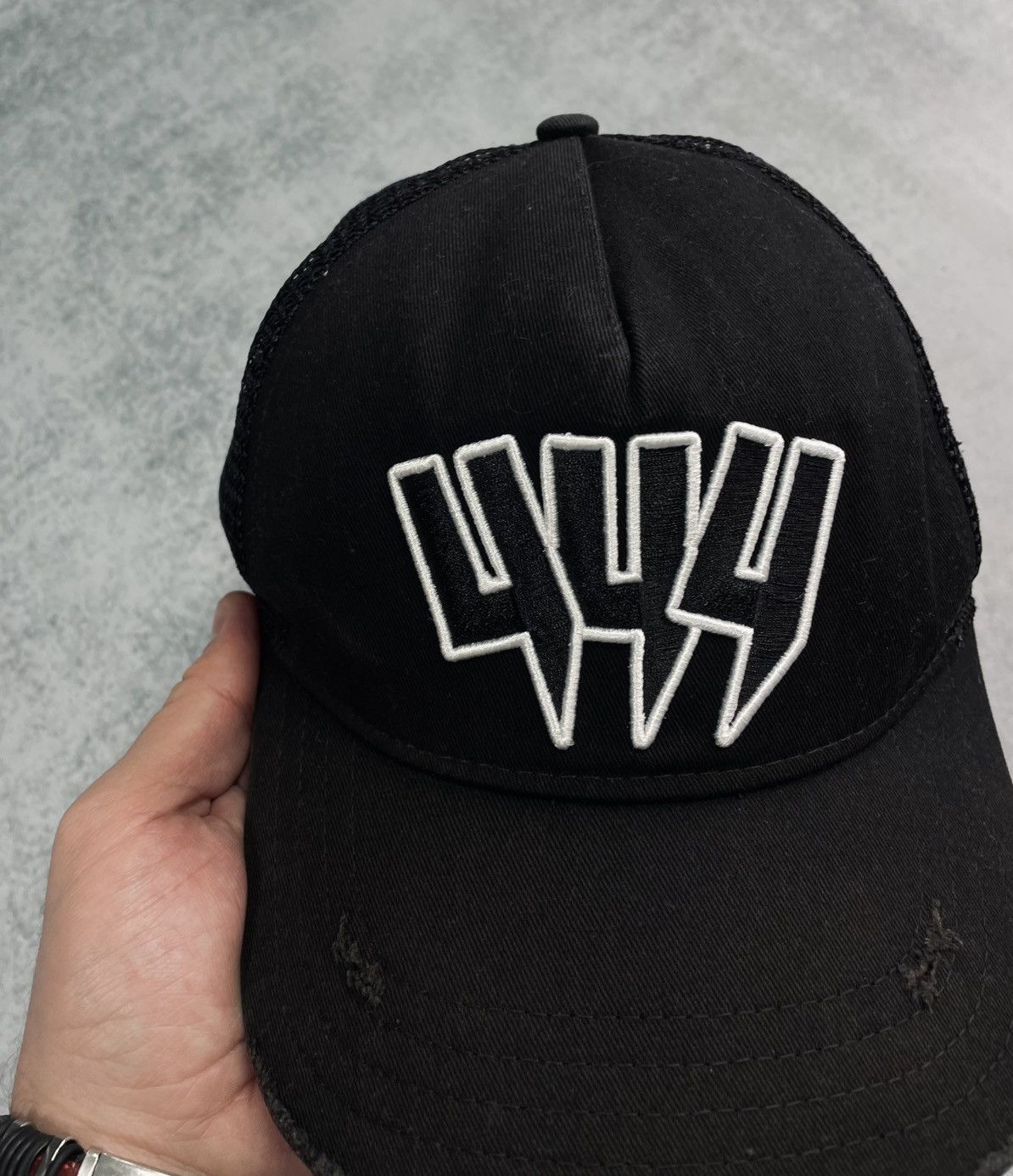 Other Yelir World YYY Logo Men’s Black Y2K Snapback Cap Size ONE SIZE - 10 Thumbnail